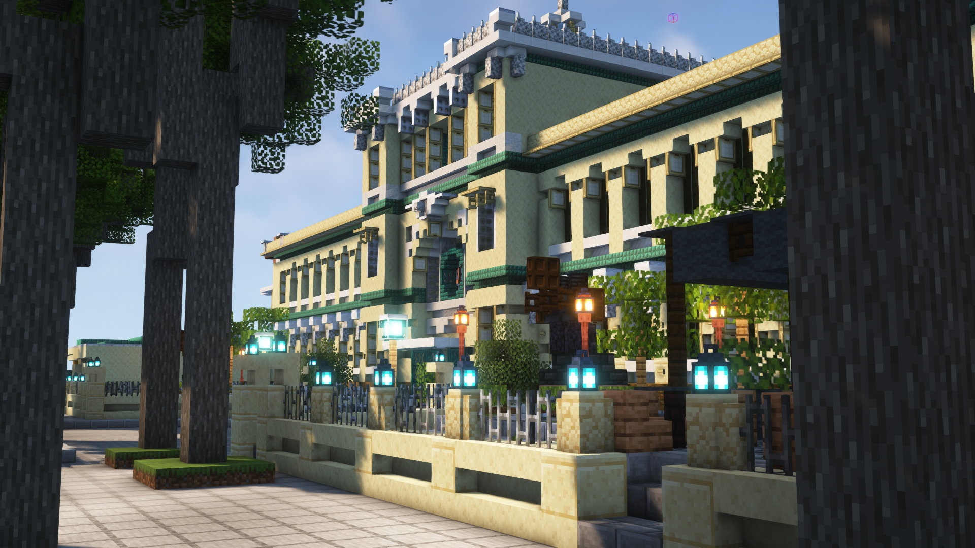 Xay cong trinh trong Minecraft anh 5