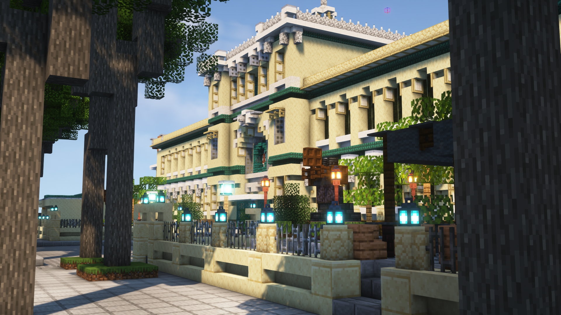 Xay cong trinh trong Minecraft anh 4