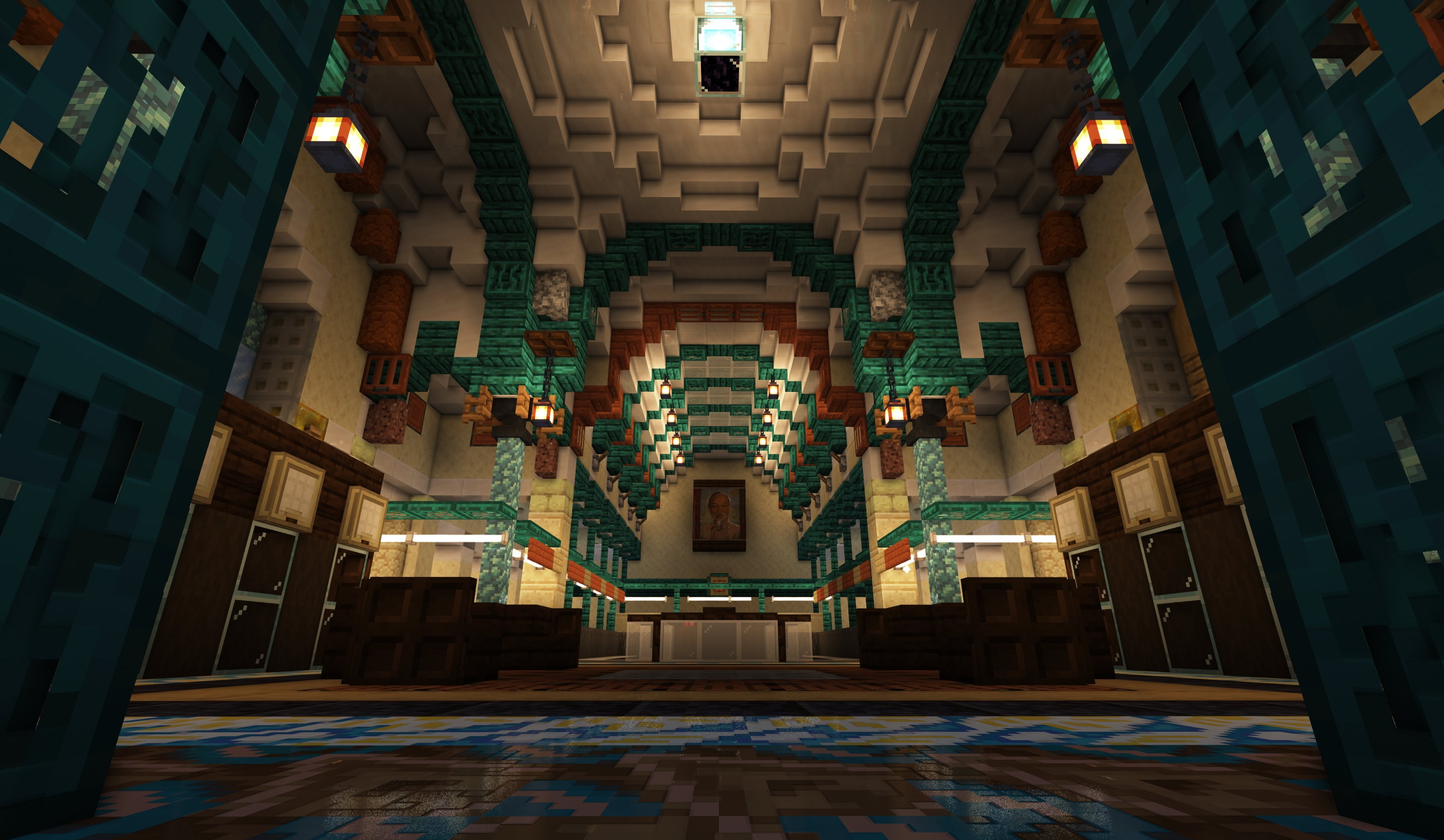 Xay cong trinh trong Minecraft anh 6