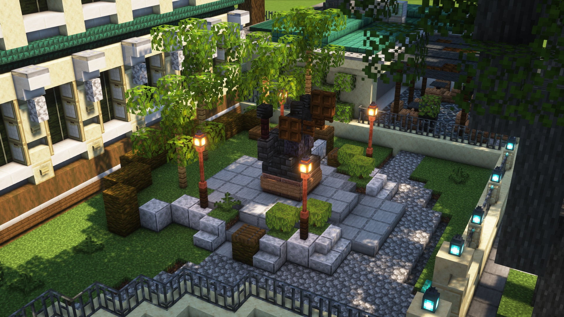 Xay cong trinh trong Minecraft anh 8