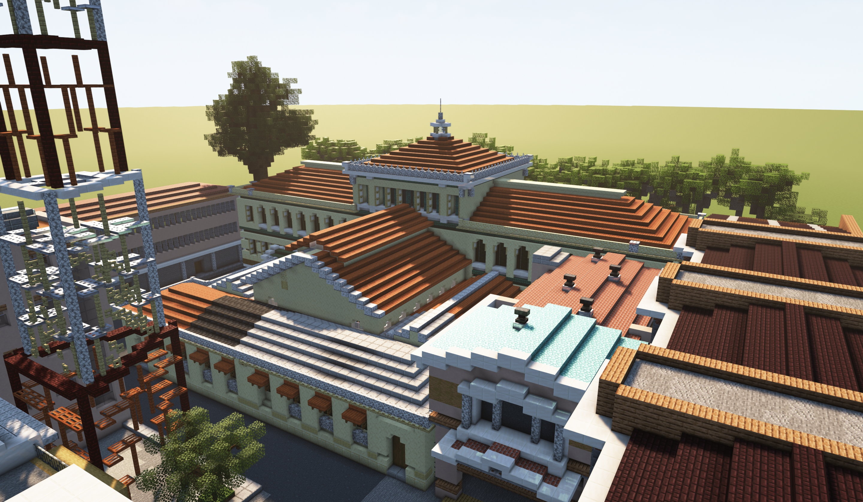 Xay cong trinh trong Minecraft anh 9