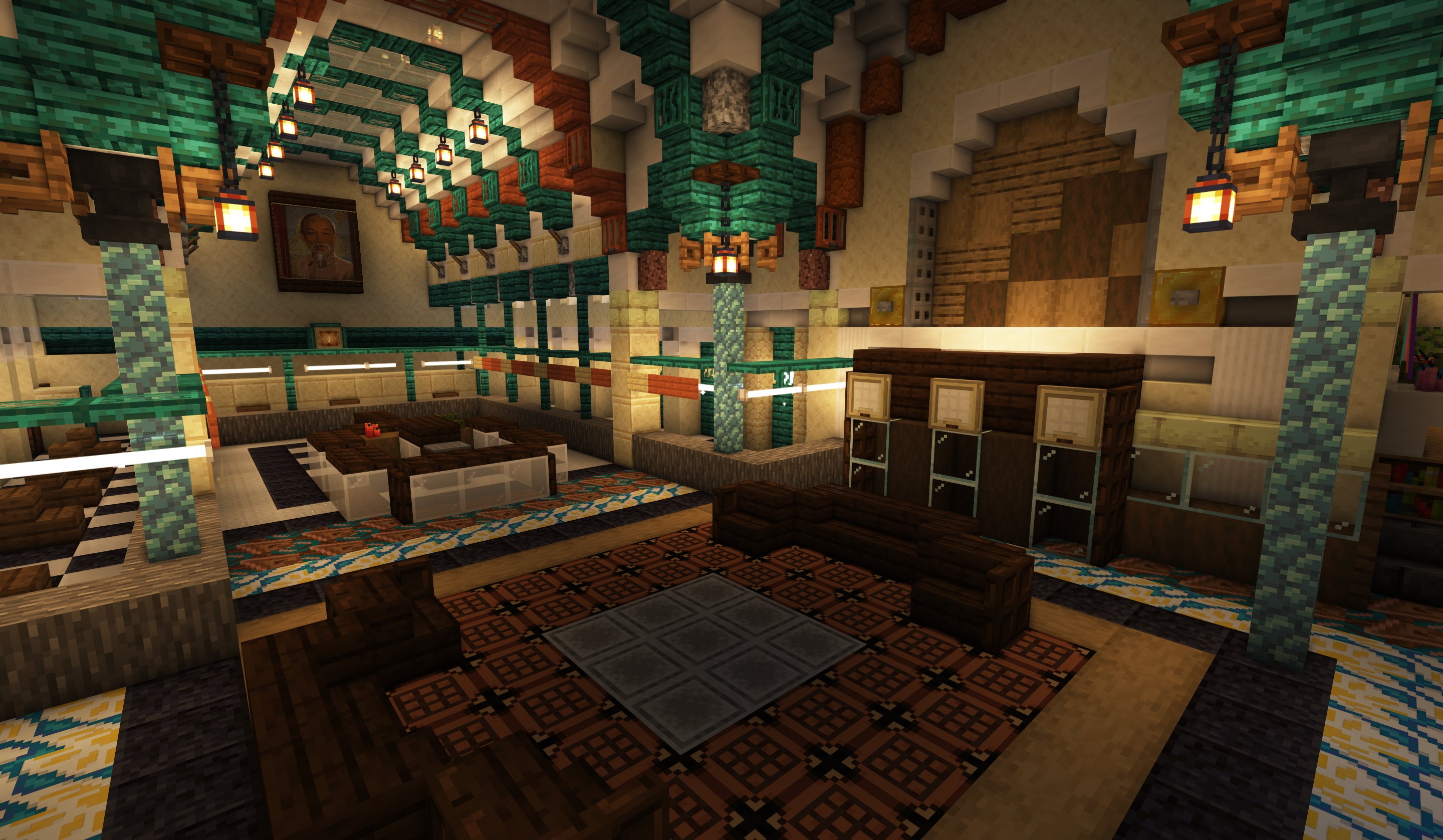 Xay cong trinh trong Minecraft anh 10