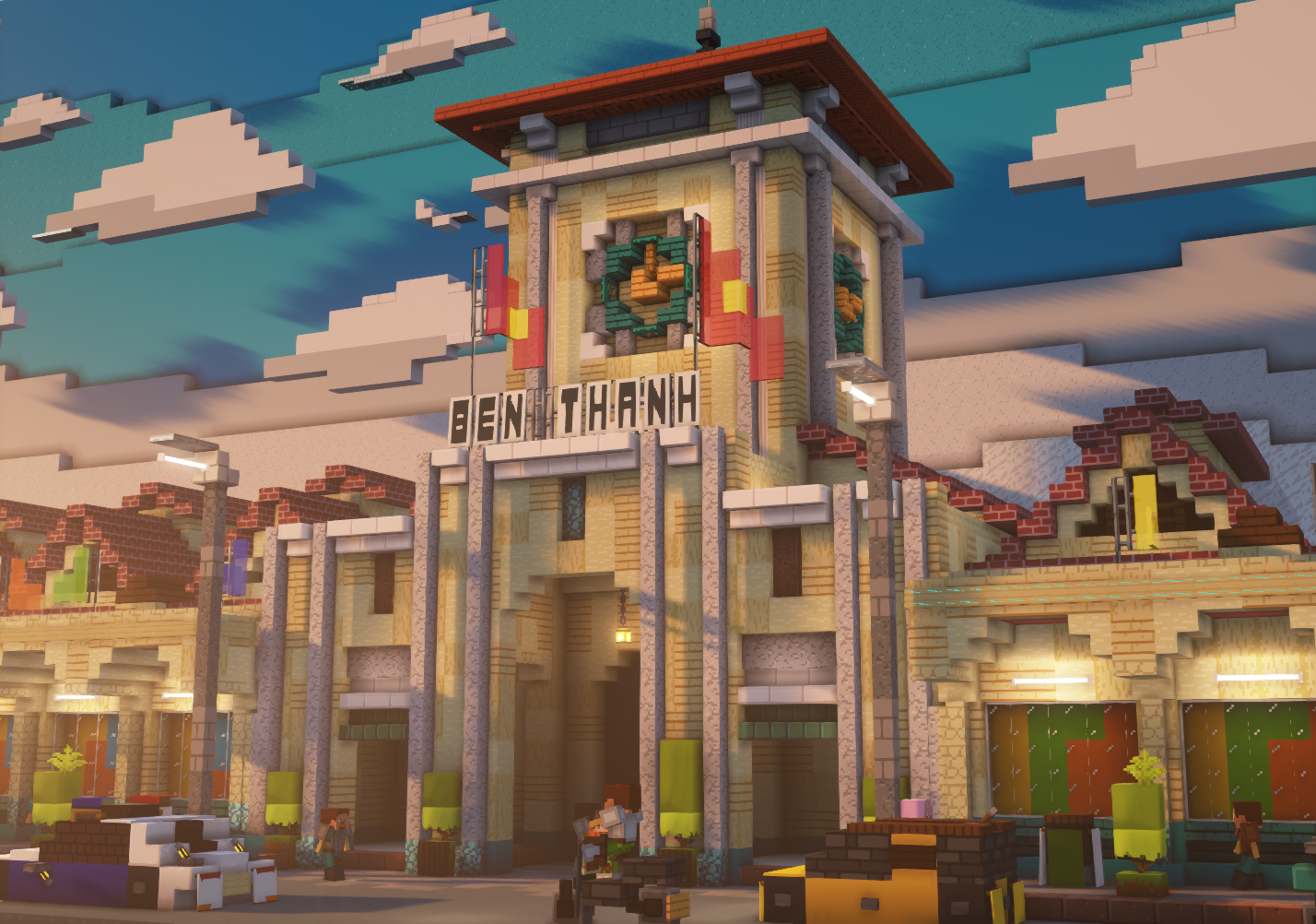 Xay cong trinh trong Minecraft anh 14