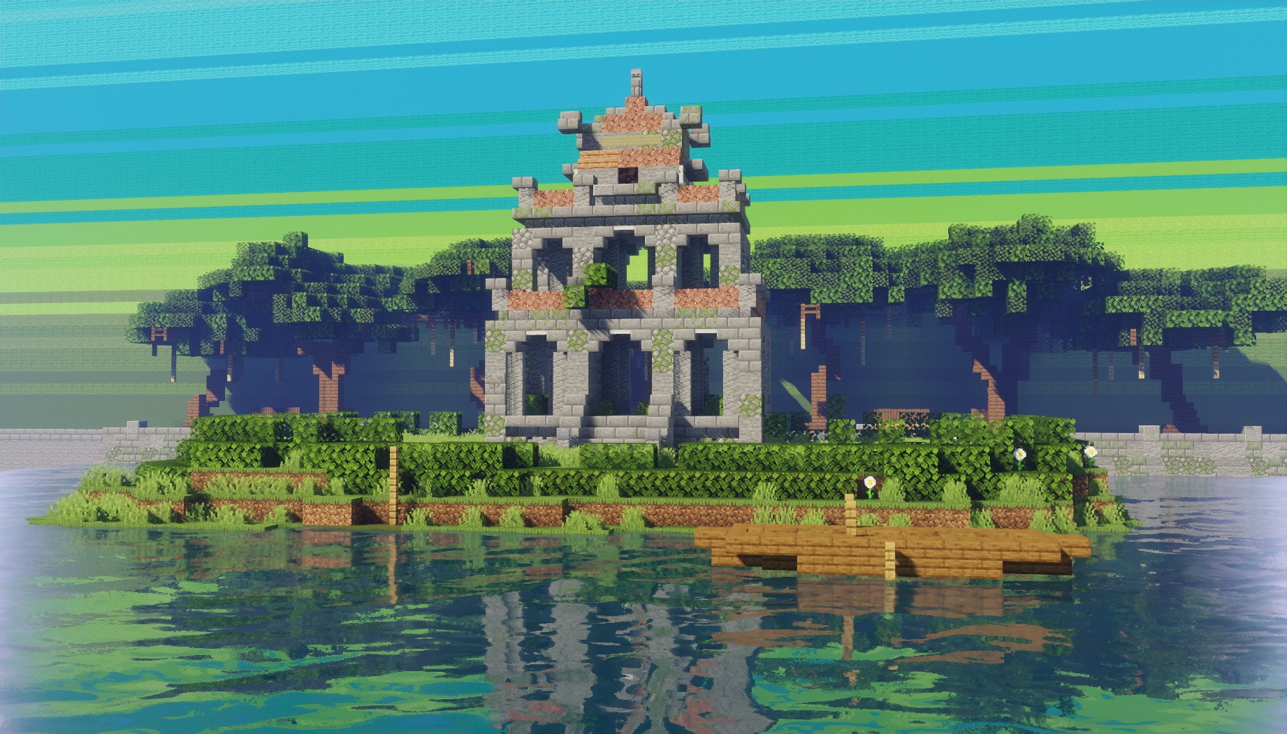 Xay cong trinh trong Minecraft anh 18