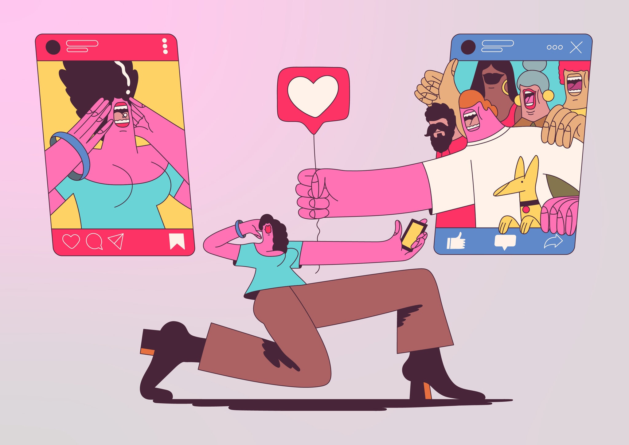 Gen Z kho chiu khi dung song song Facebook va Instagram hinh anh