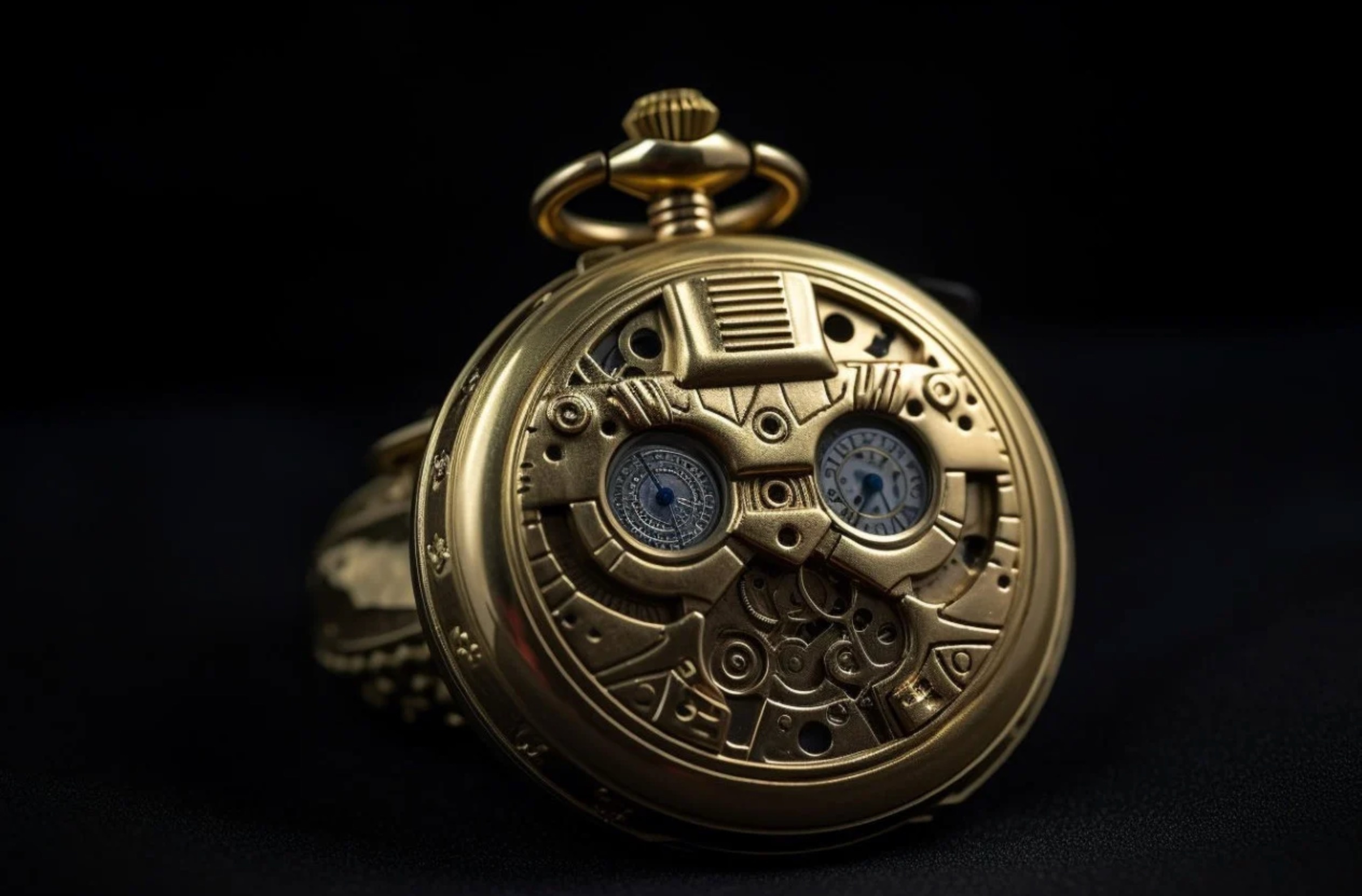 Dong ho ve boi Midjourney anh 5