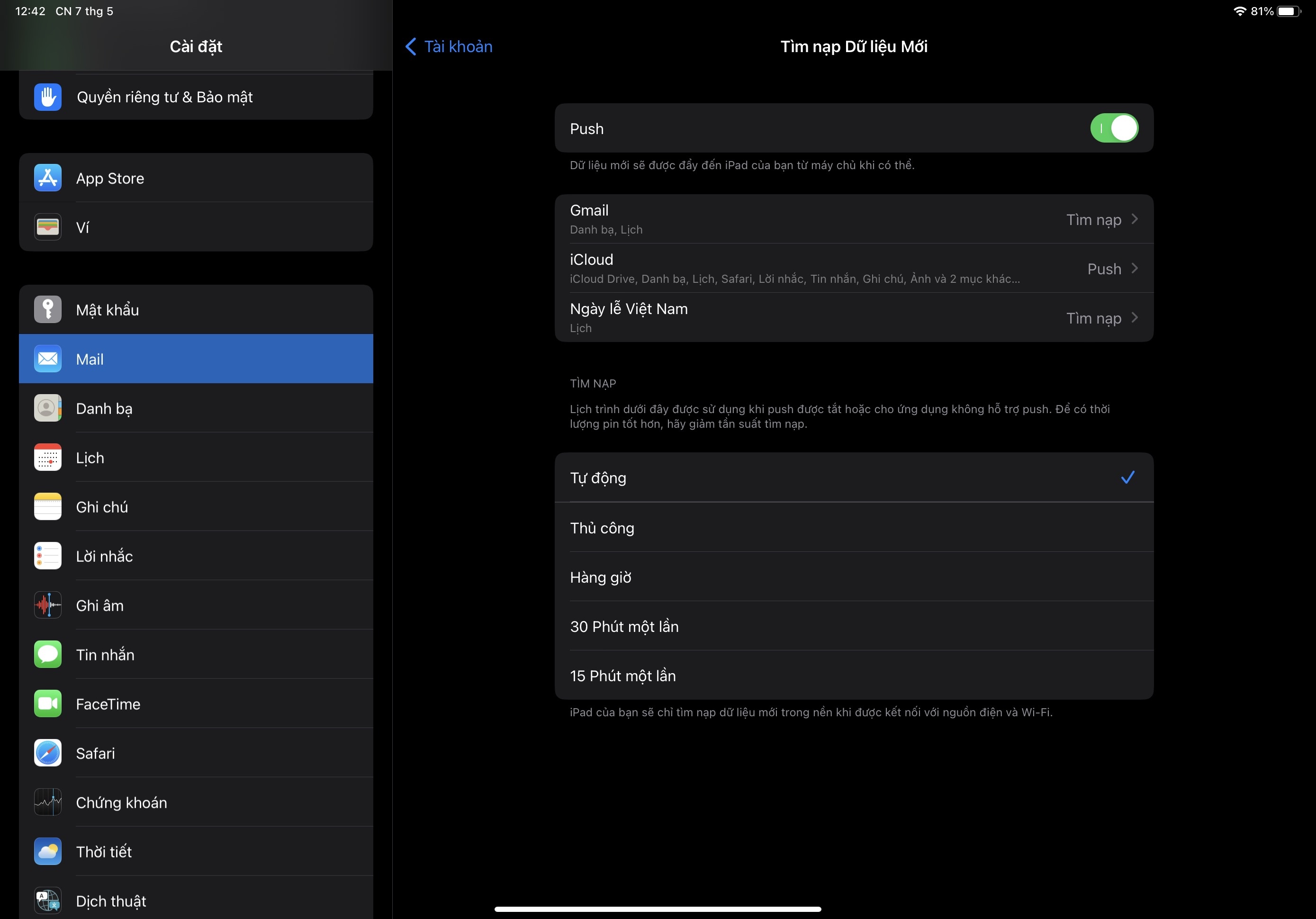 Tiet kiem pin cho iPad anh 9