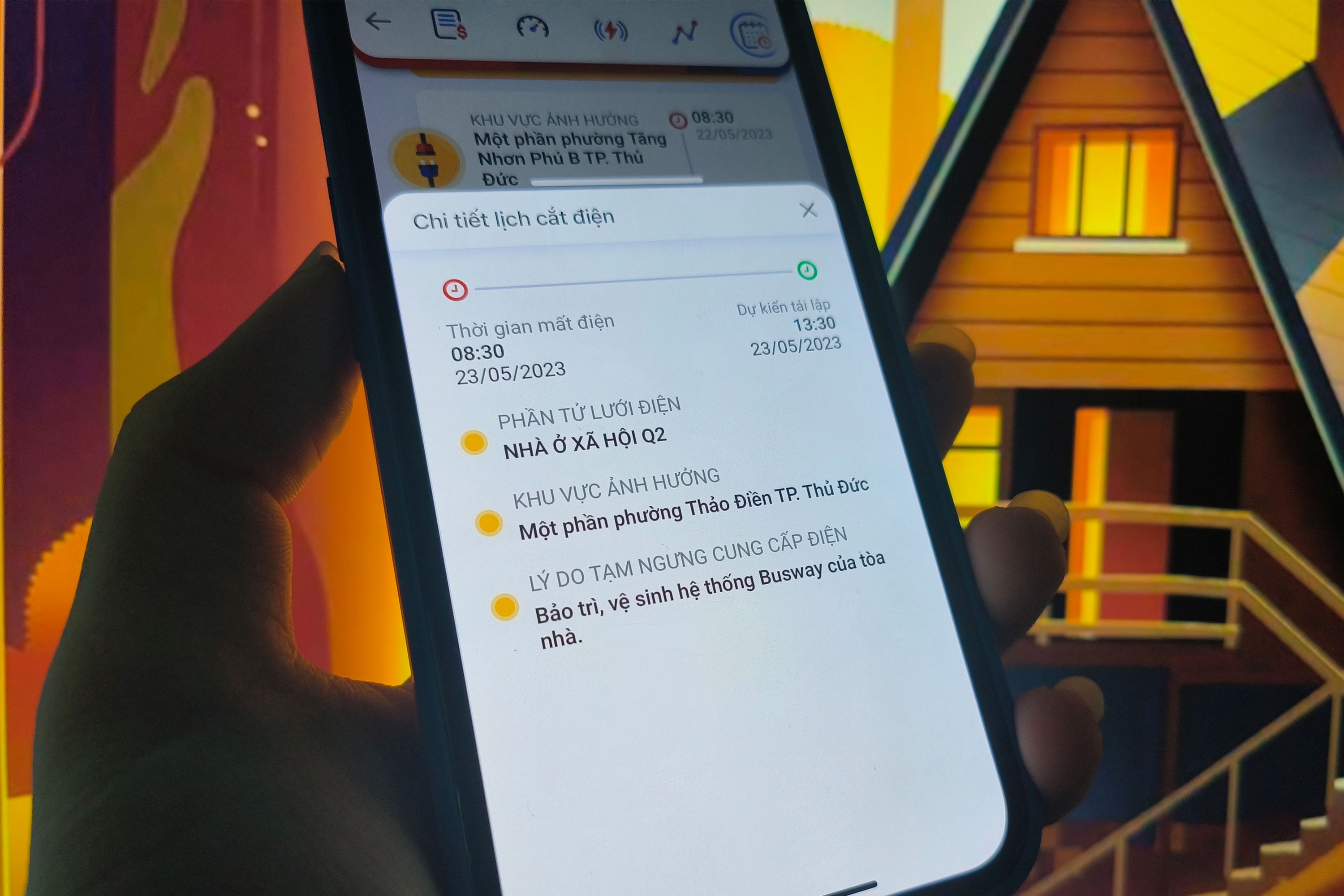 Cach tra cuu lich cat dien tren Internet hinh anh