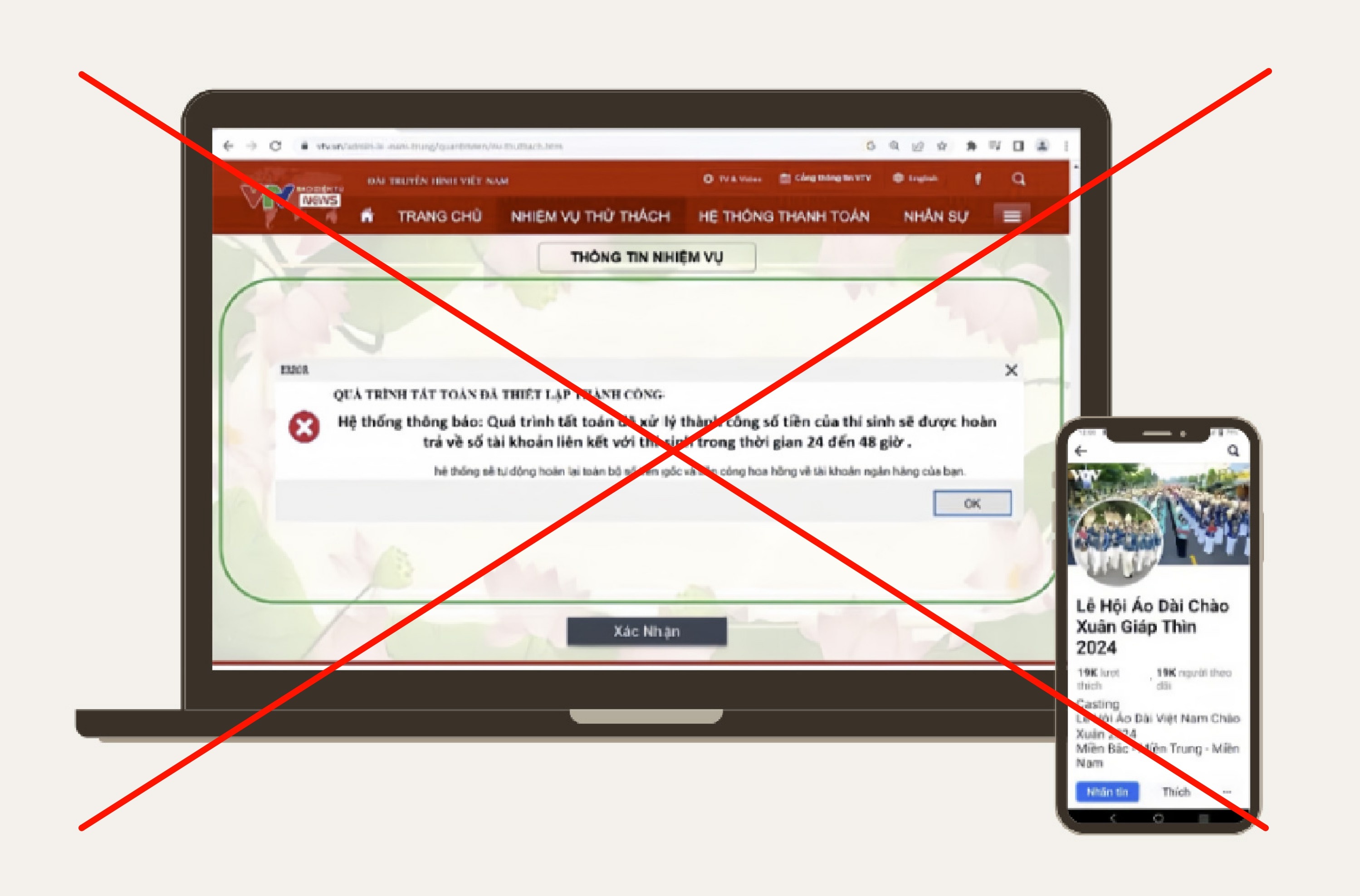 Thu doan mao danh VTV, tuyen thi sinh thi ao dai de lua dao hinh anh