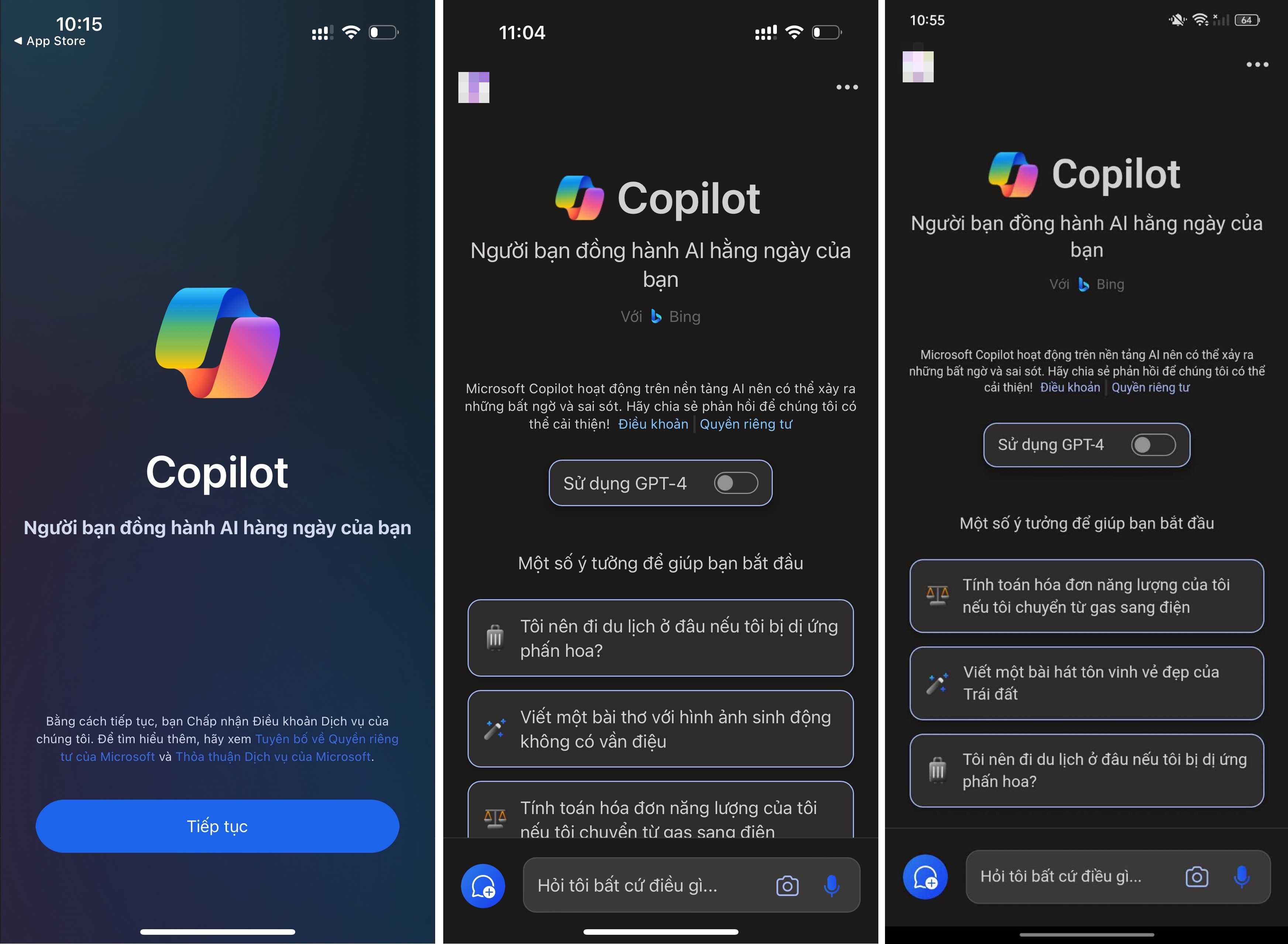 Microsoft Copilot tren iPhone anh 1