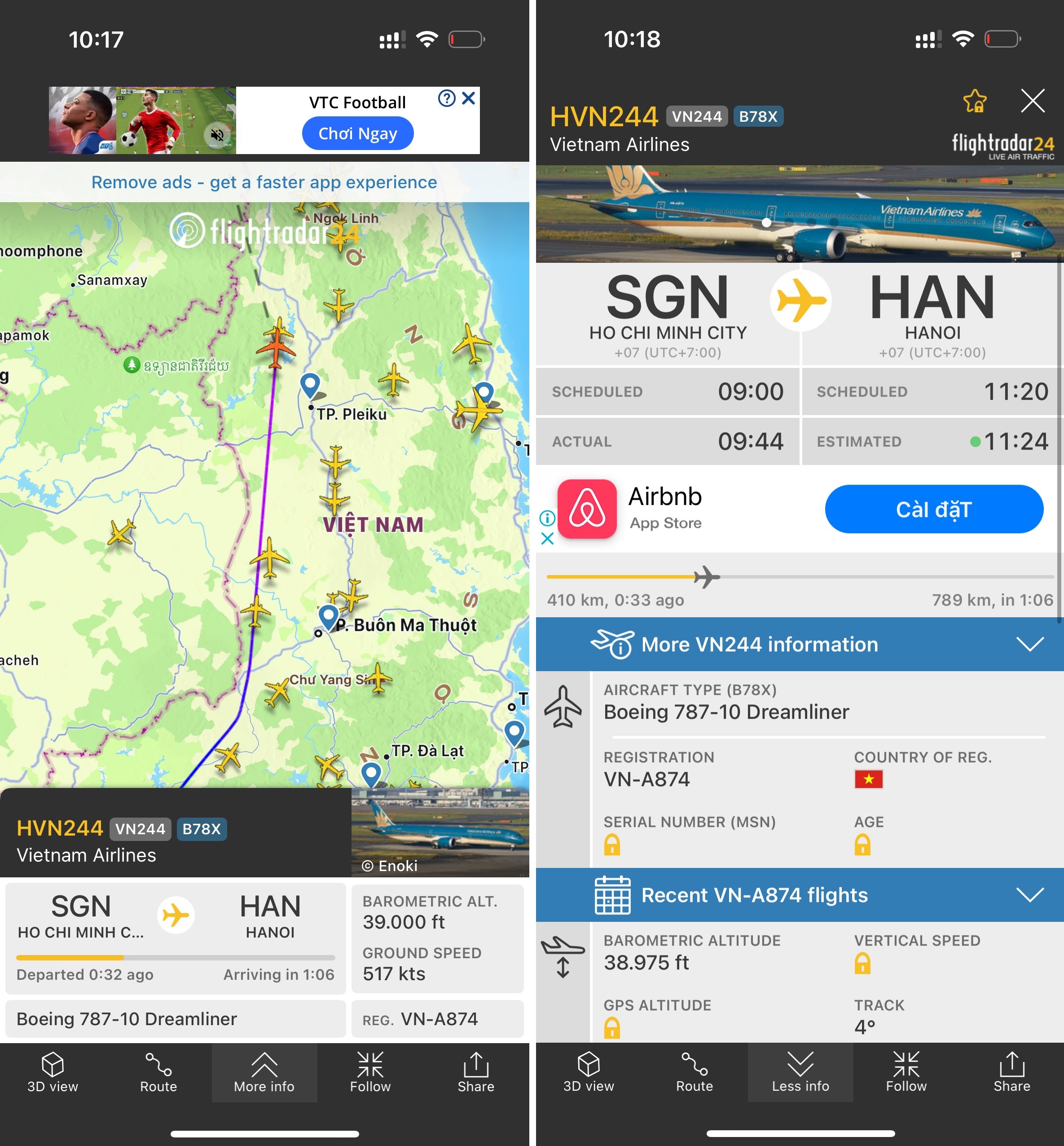 Cach su dung Flightradar24 anh 2