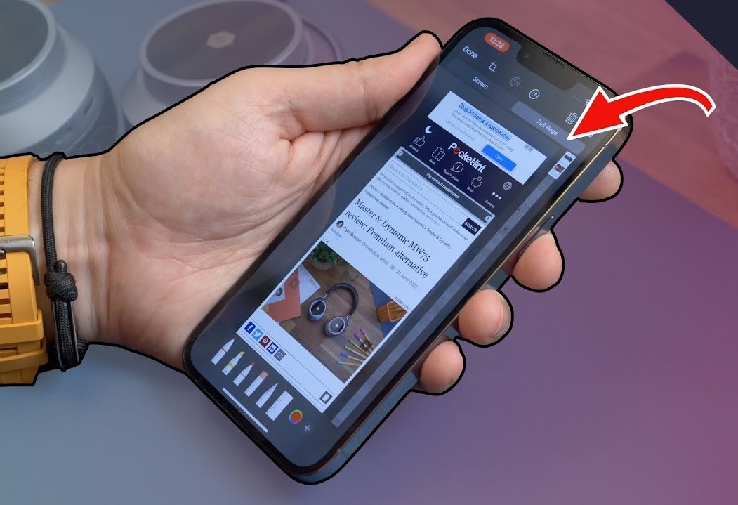 Cach chup toan trang web tren iPhone hinh anh