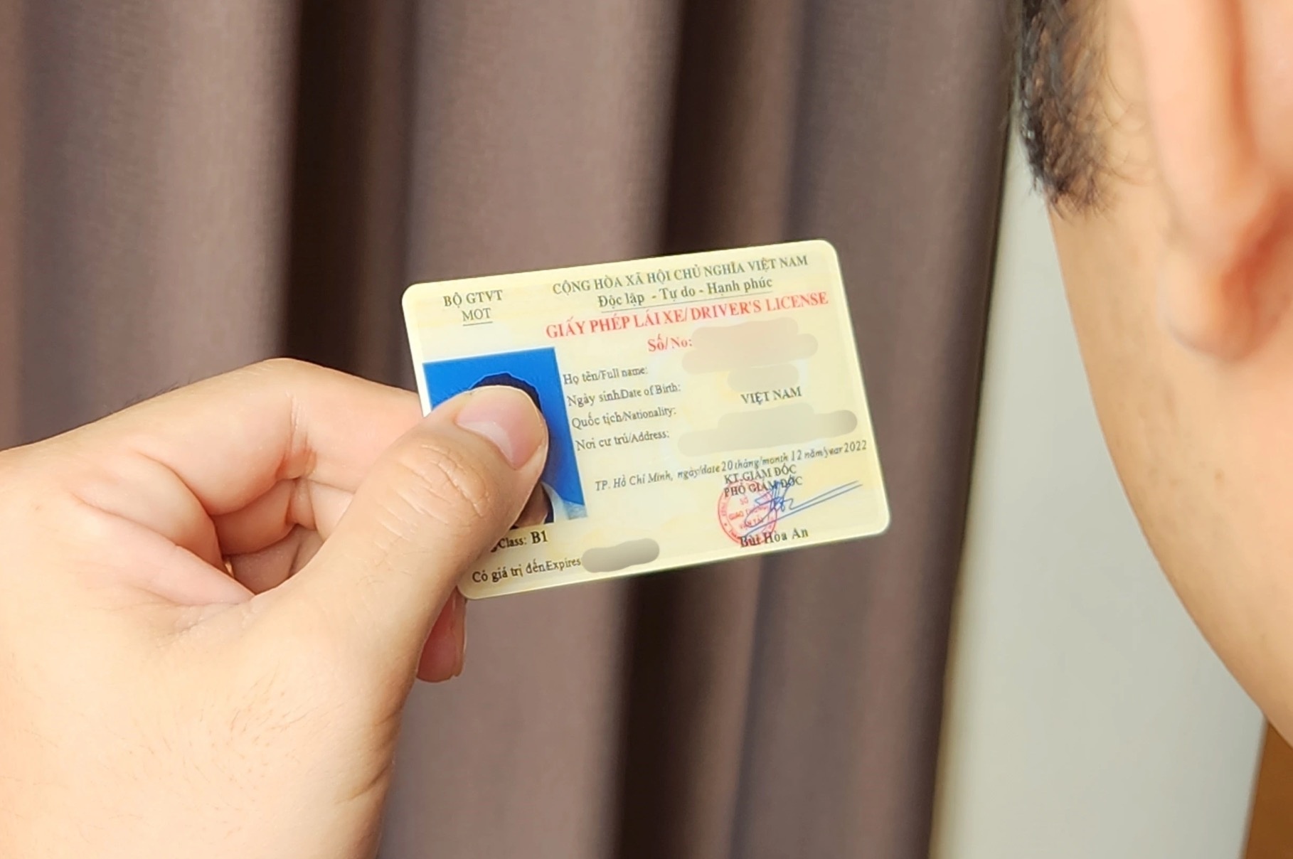 Lua dao cap giay phep lai xe online hinh anh