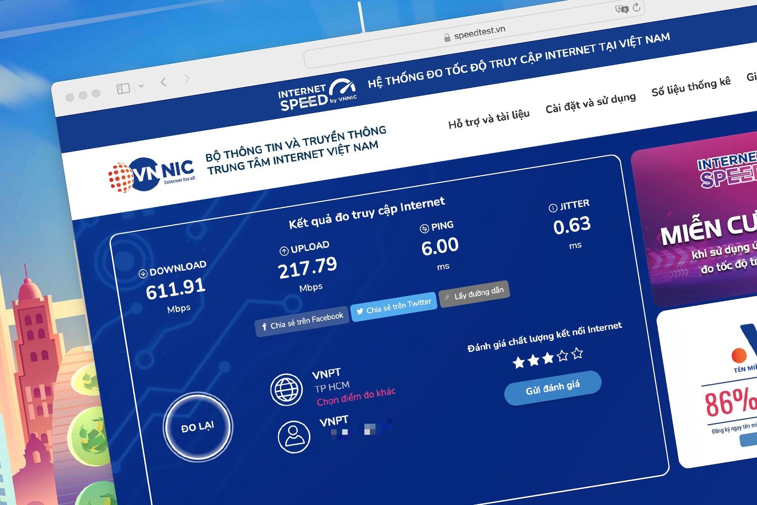 Noi co toc do Internet nhanh nhat ca nuoc hinh anh