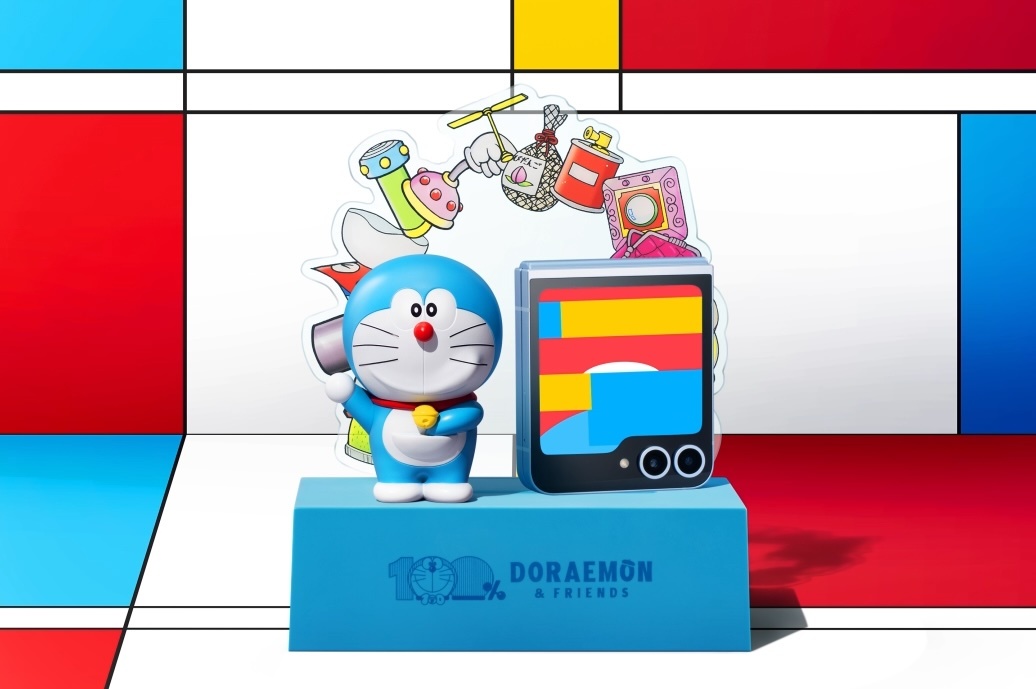 Galaxy Z Flip6 cho fan cuong Doraemon hinh anh