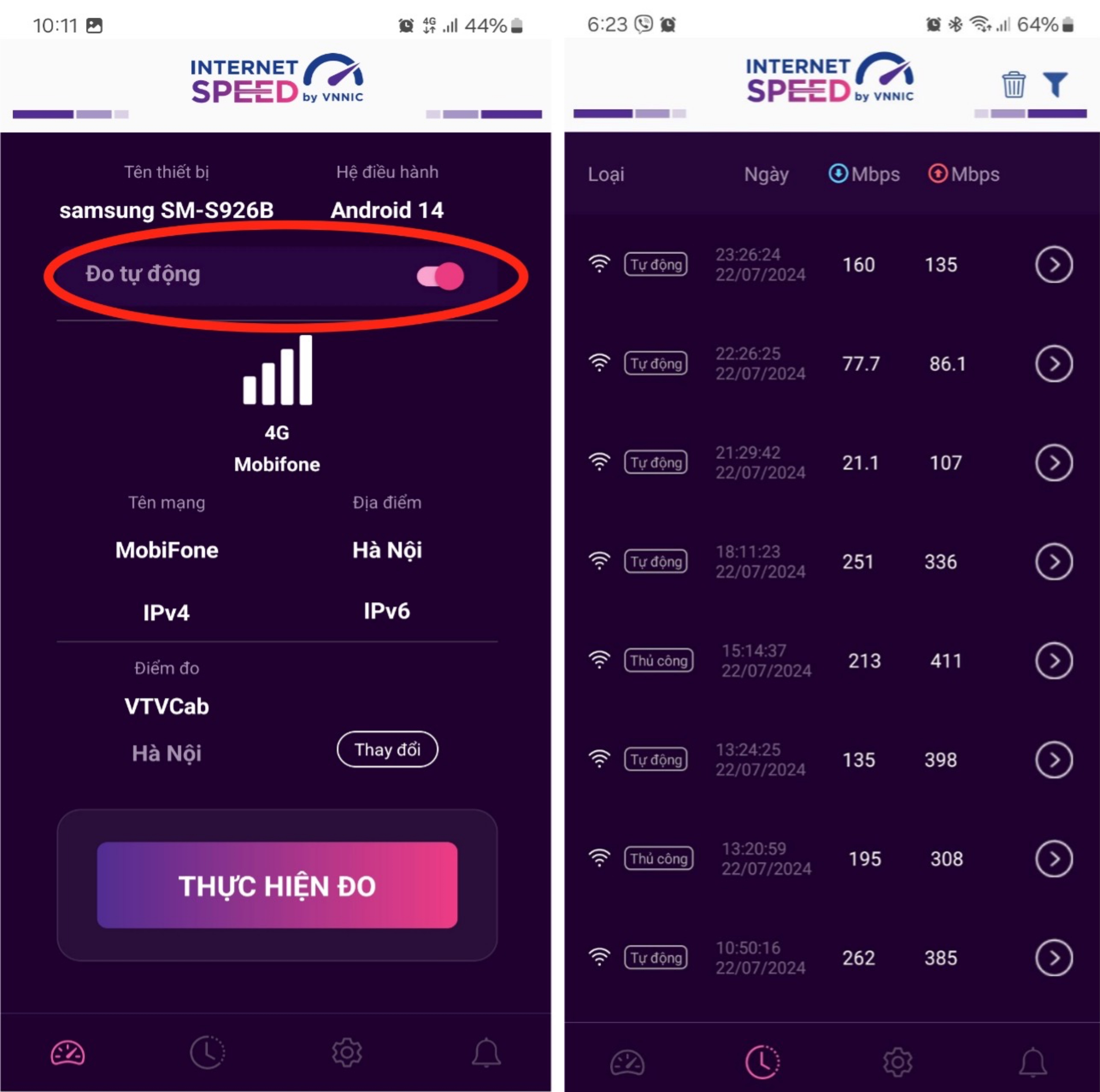 Ung dung speedtest i-Speed anh 1