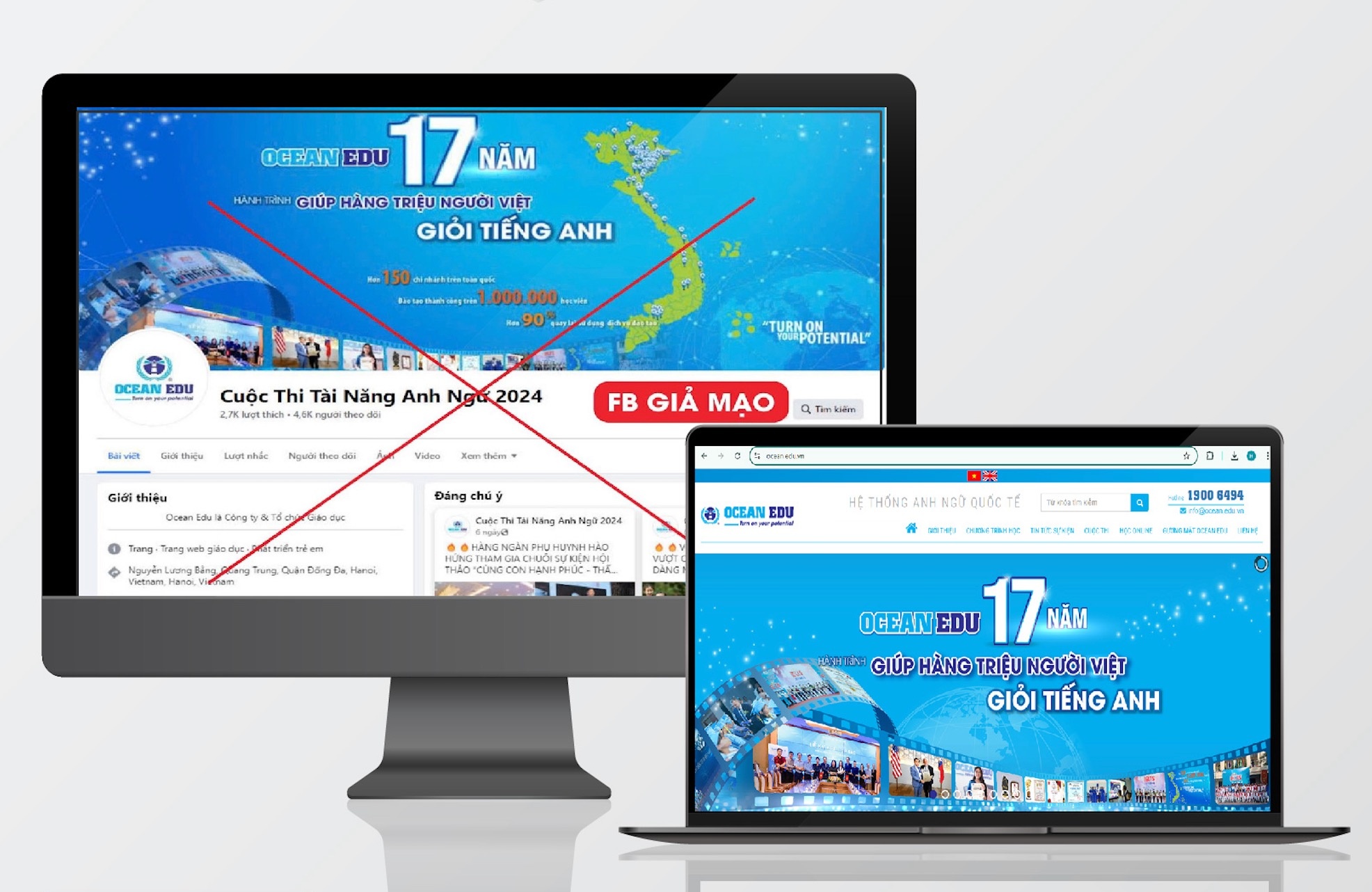 Gia mao trung tam tieng Anh de chiem doat tai san hinh anh