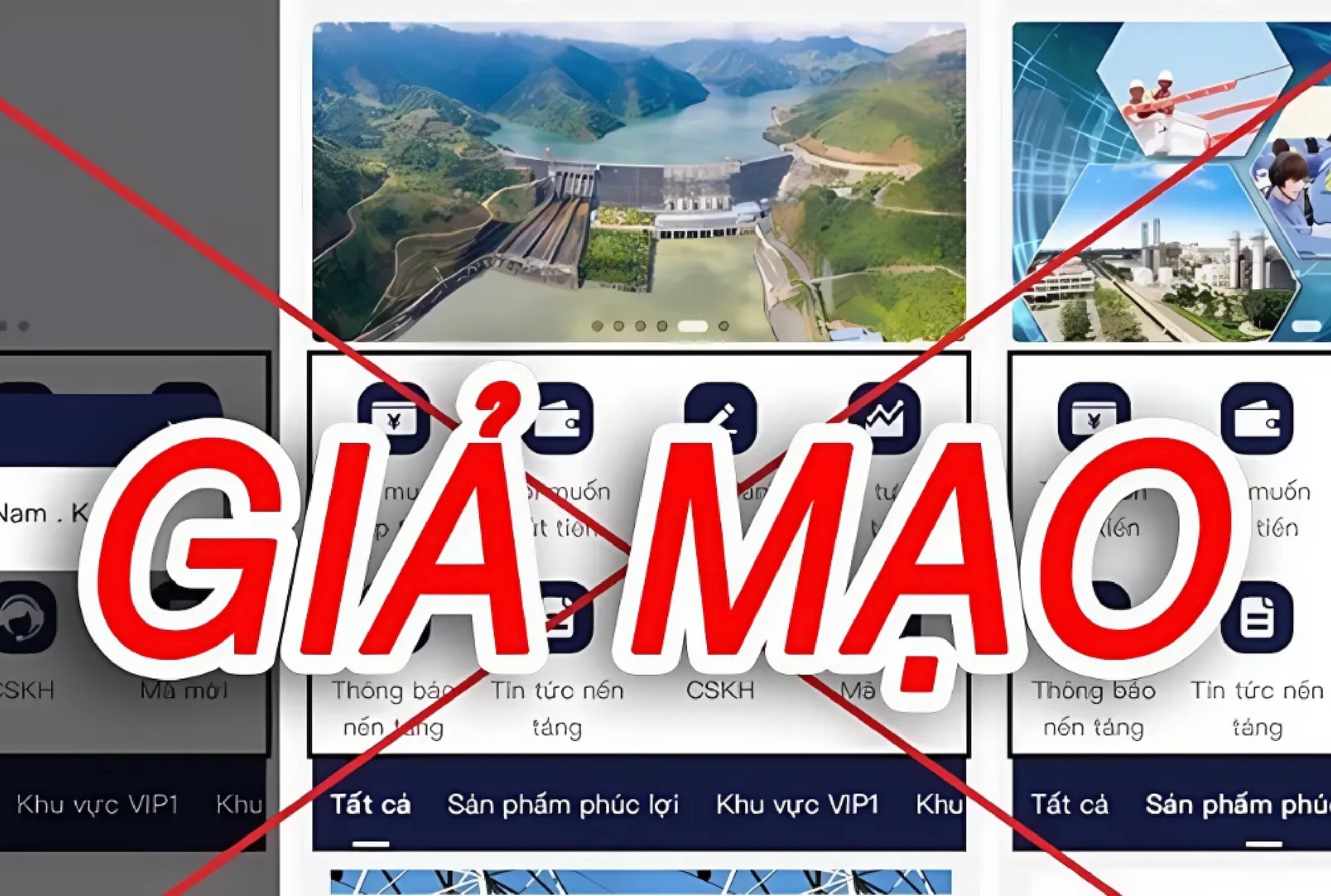 Mao danh cong ty dien luc de lua dao hinh anh