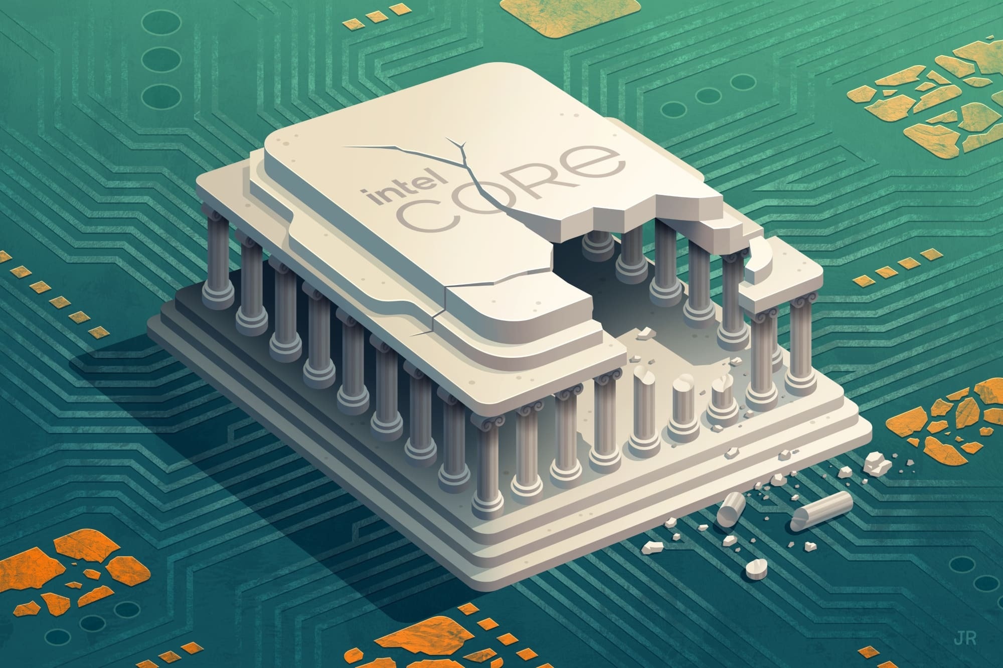 Khung hoang lon tai Intel hinh anh