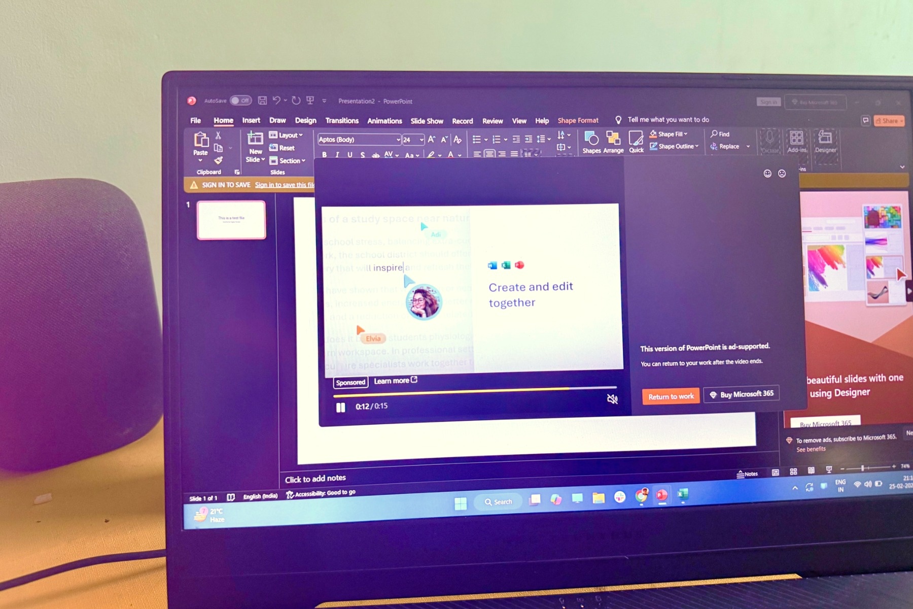 Tham hoa khi dung Office mien phi hinh anh