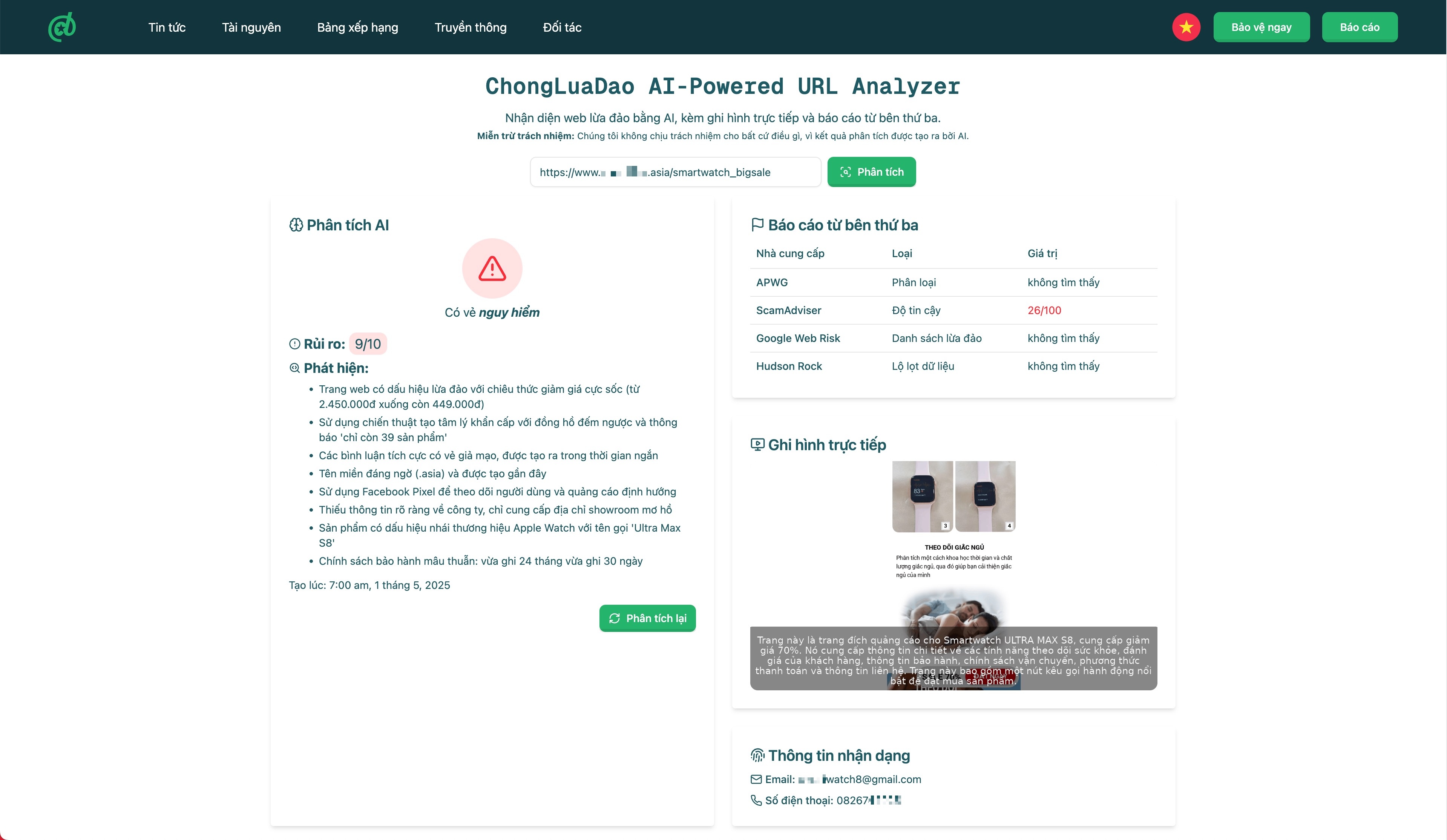 Website Chong lua dao,  bao cao lua dao,  hacker Hieu PC,  website lua dao anh 1