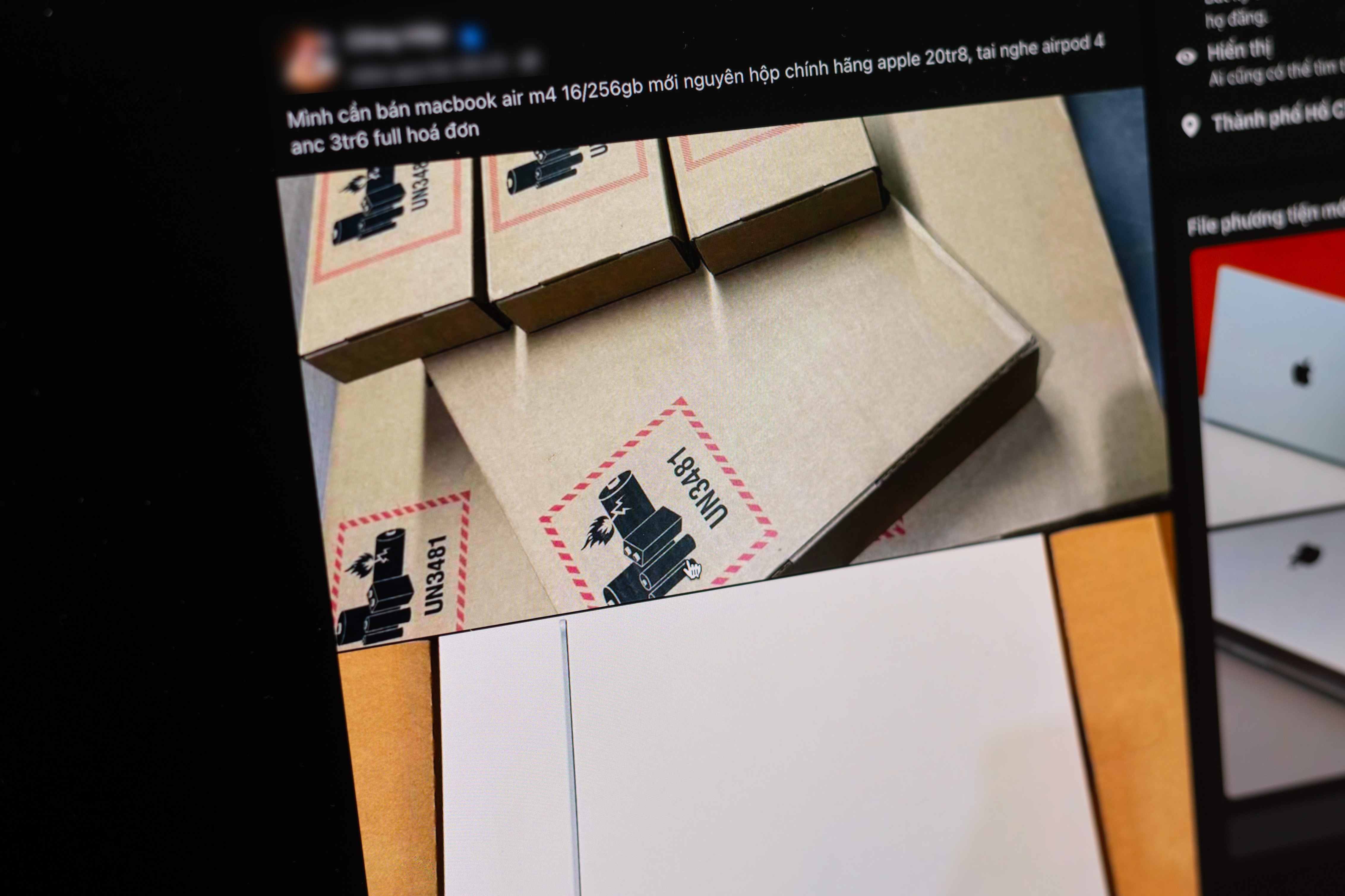 Nguon goc MacBook, iPad gia re day ray tren cho mang hinh anh