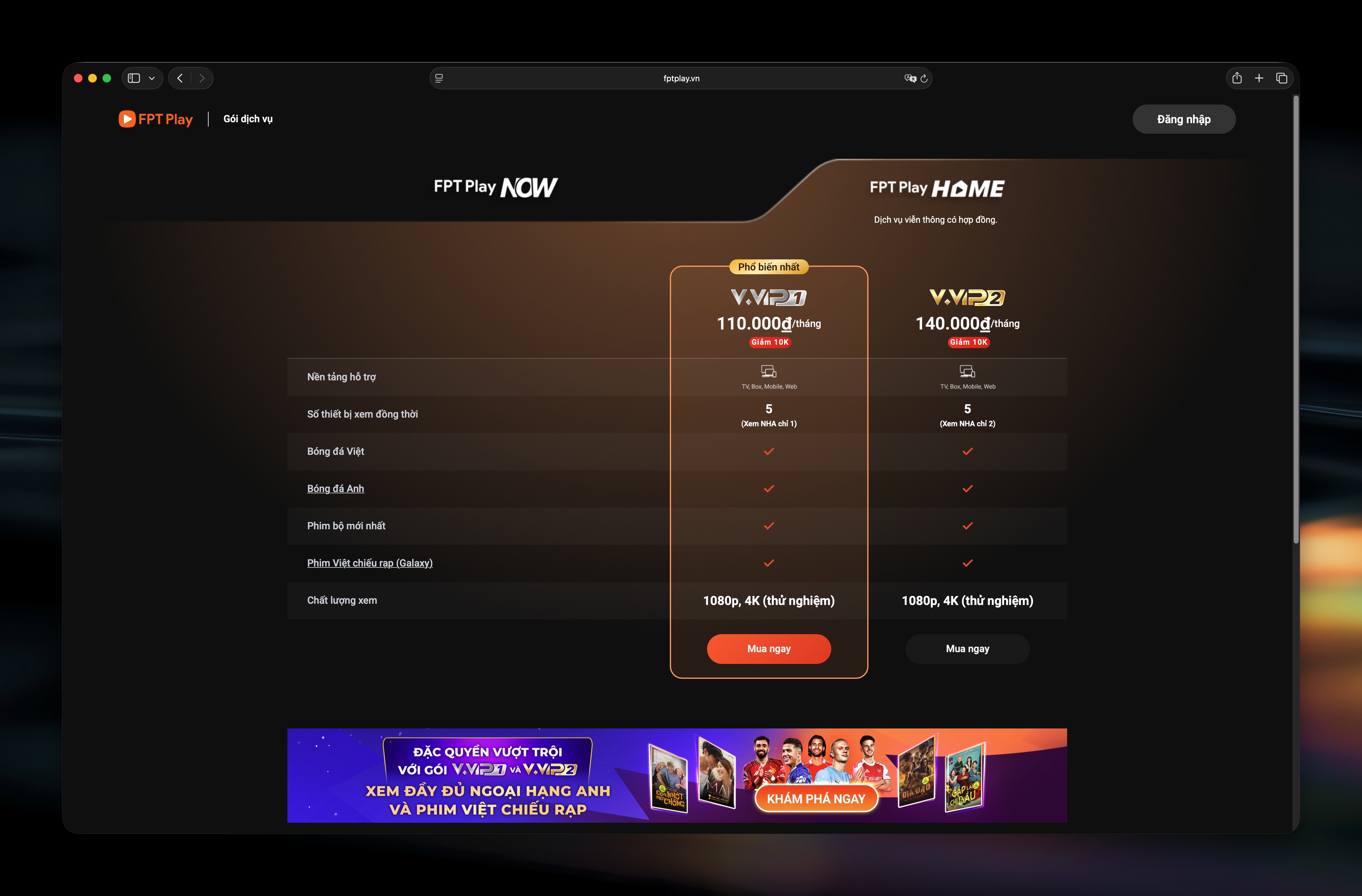 FPT Play EPL,  FPT Ngoai hang Anh,  xem Ngoai hang Anh,  FPT Play la gi,  Hoang Viet Anh anh 3