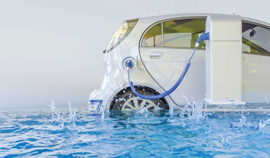 xe dien ngap nuoc anh 2