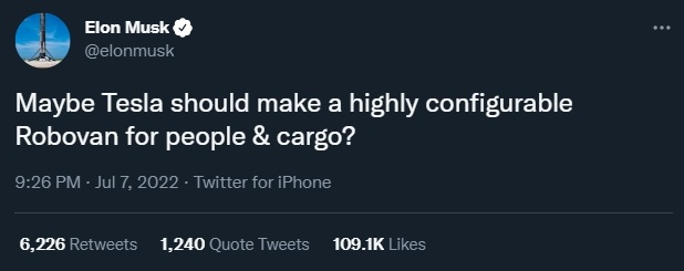 elon musk up mo ve chiec Robovan anh 1