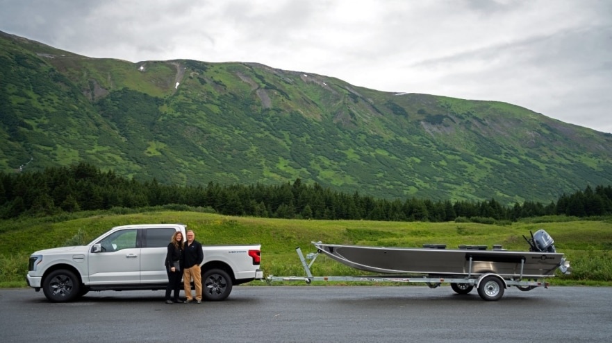 F-150 Lightning chay hang anh 1
