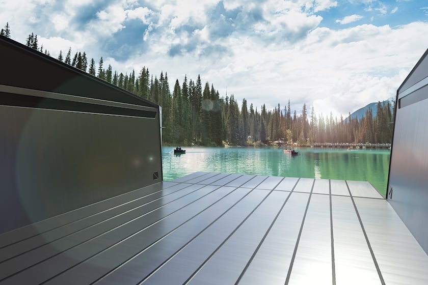 Cybertruck di tren nuoc anh 1