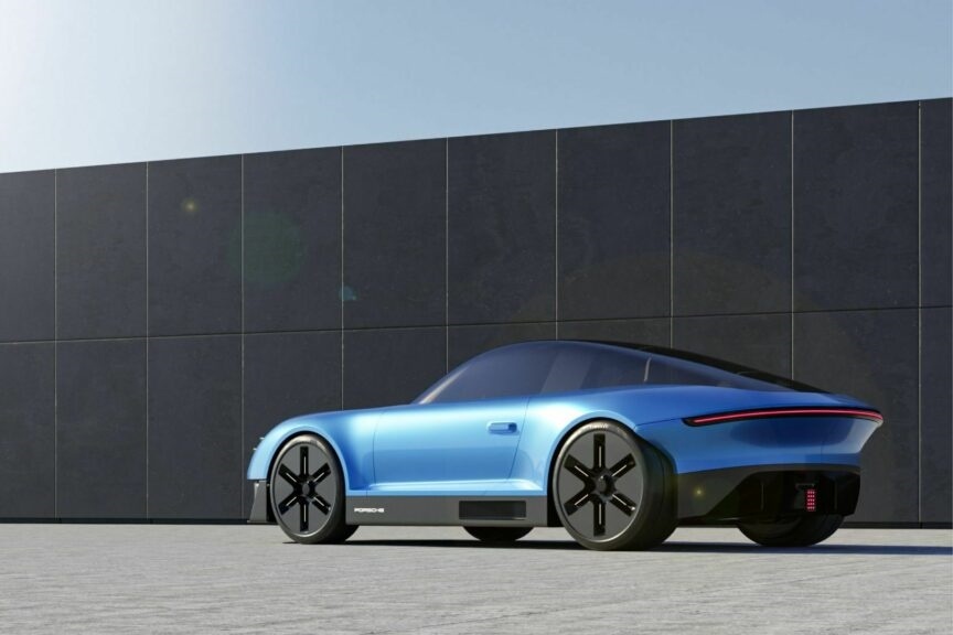 Ban dung thiet ke cua Porsche 911 thuan dien hinh anh