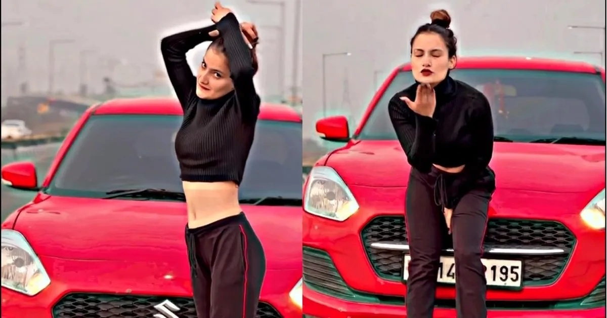 Dung xe tren cao toc de quay video, co gai bi phat gan 210 USD hinh anh