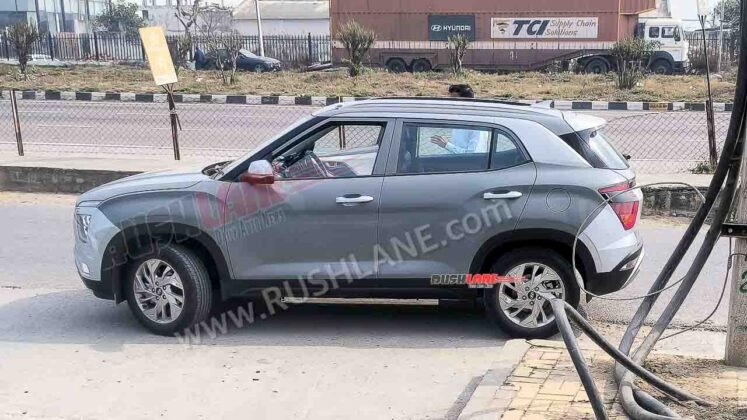 Bat gap Hyundai Creta thuan dien chay thu nghiem tren pho hinh anh