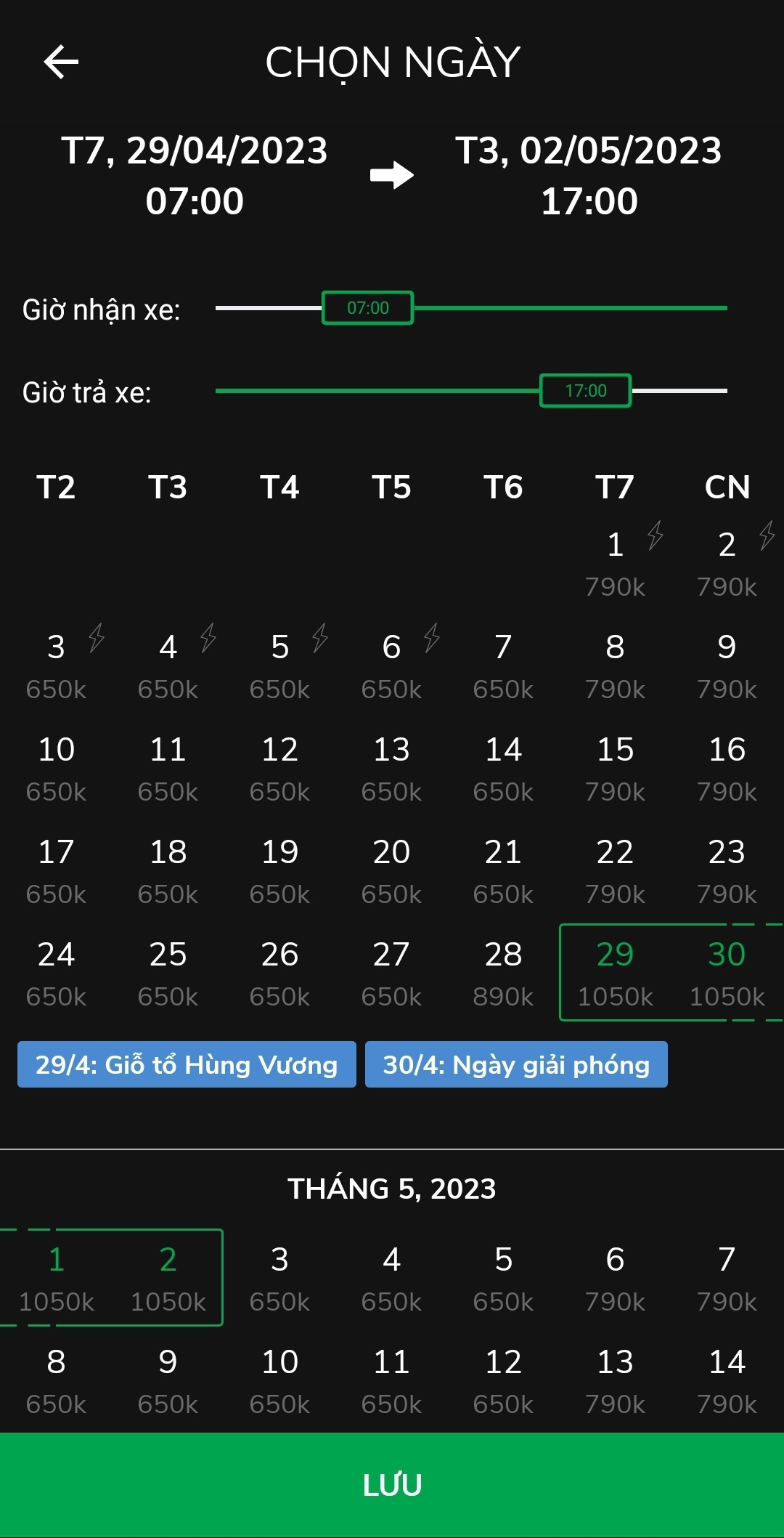 thue xe tu lai anh 1