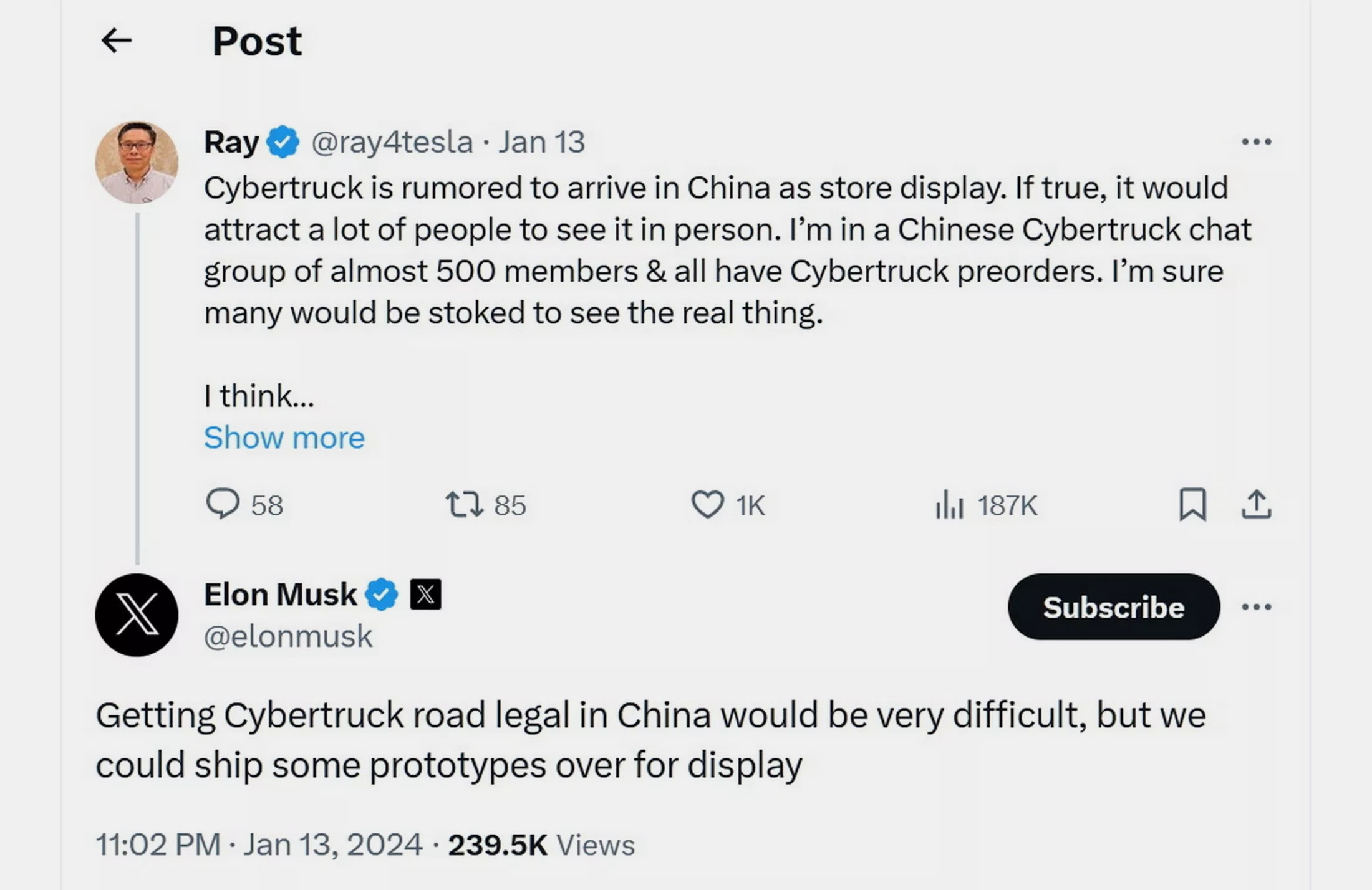Tesla Cybertruck anh 1
