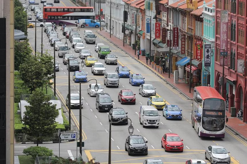 Singapore 'cam cua' oto va taxi chay diesel hinh anh