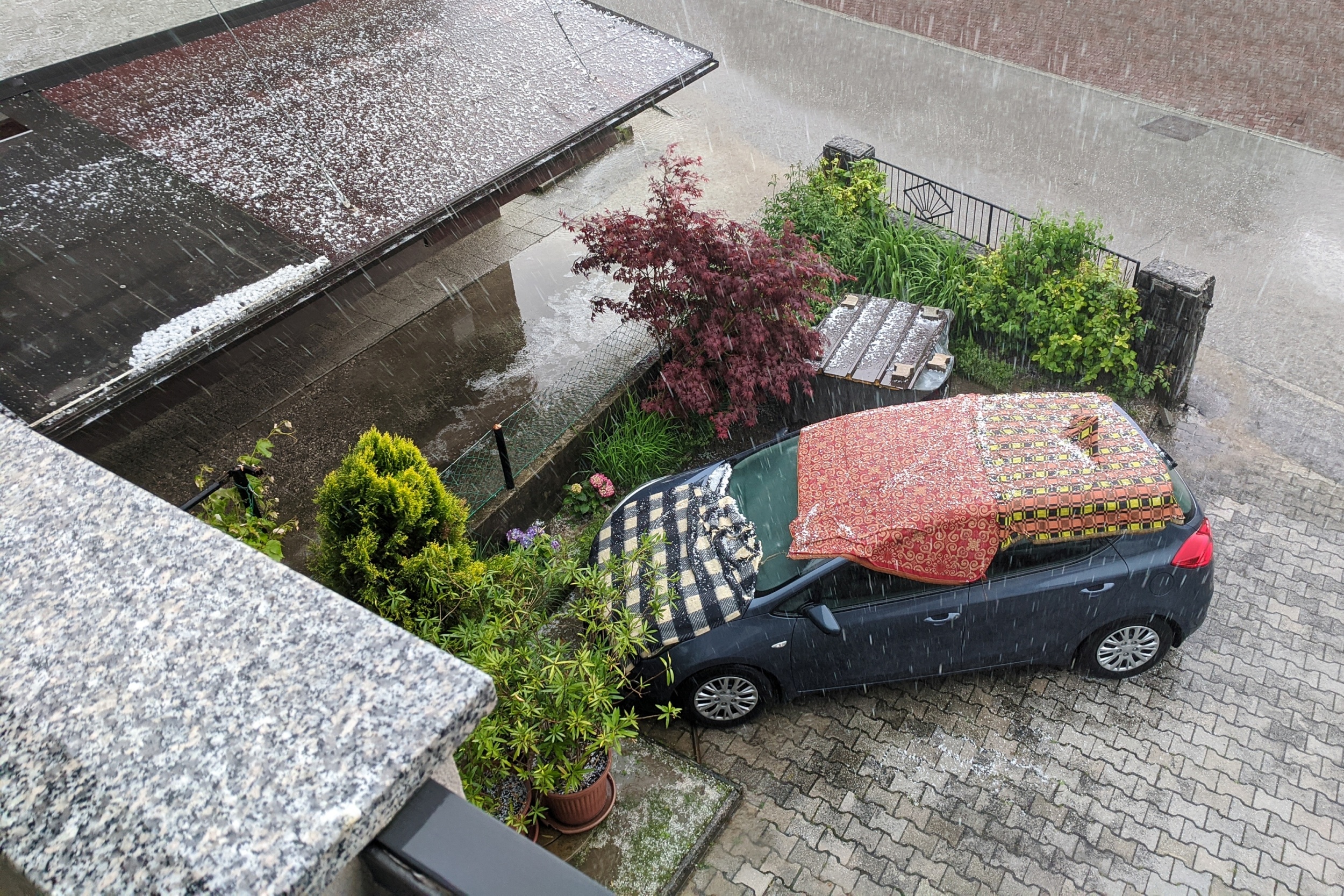 Cac luu y bao ve oto truoc con bao lon hinh anh