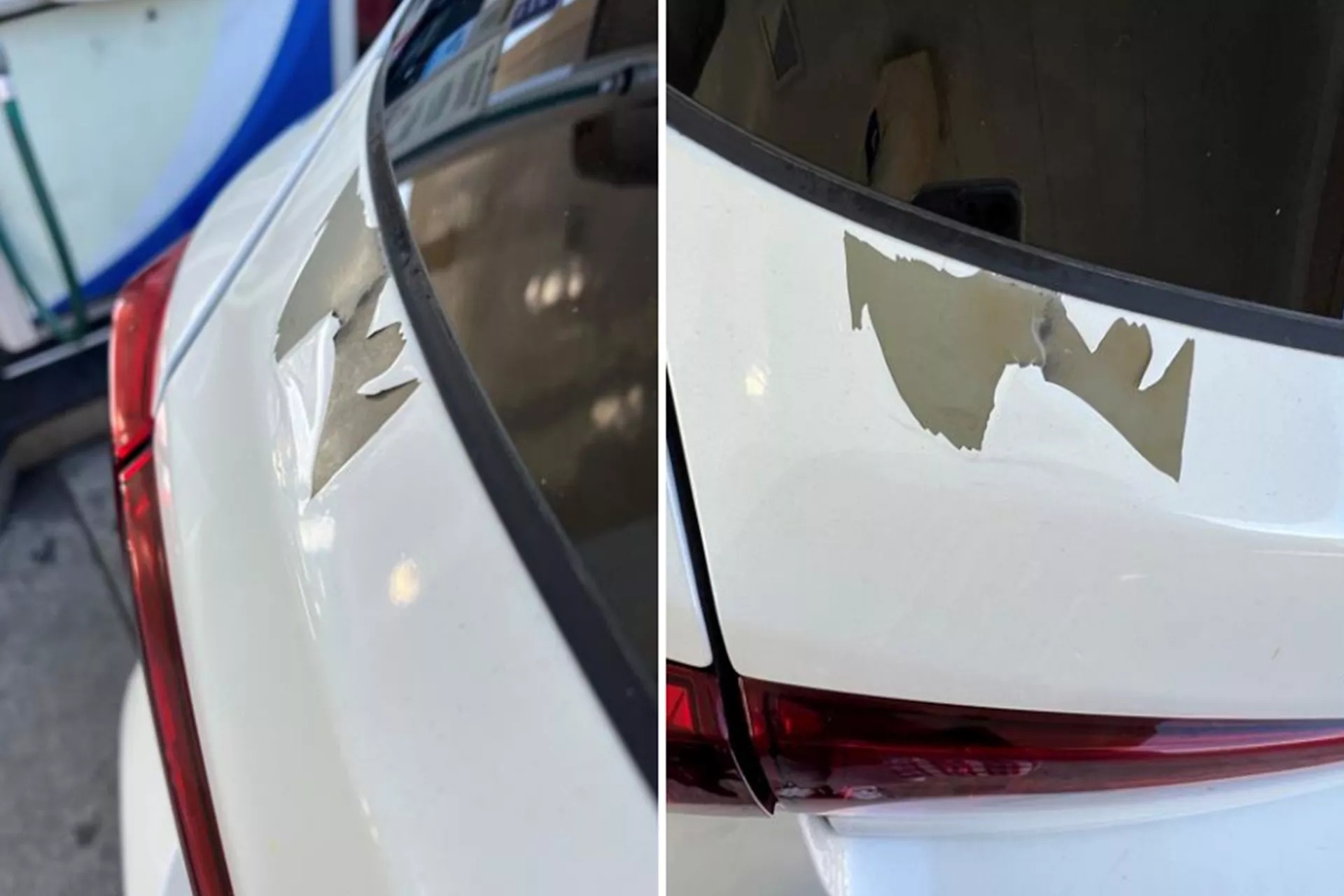 Lop son khien Honda gap rac roi hinh anh