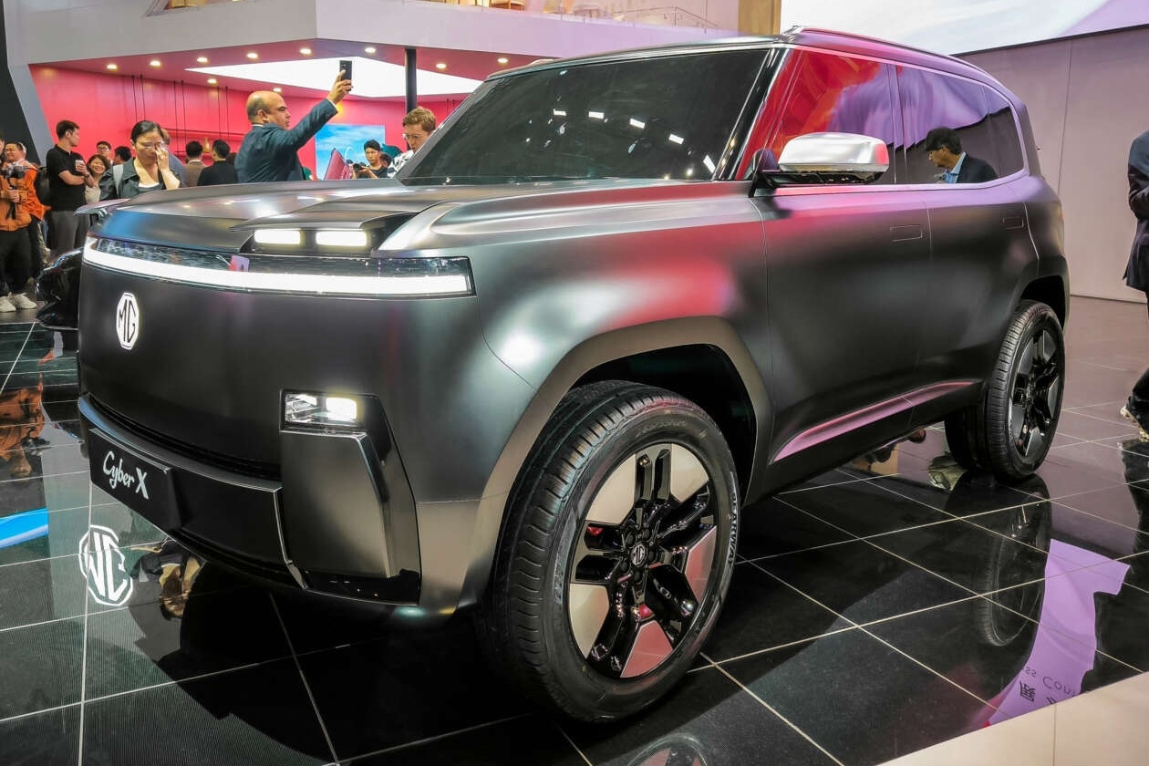 MG Cyber X - concept SUV dien giong Land Rover Defender hinh anh