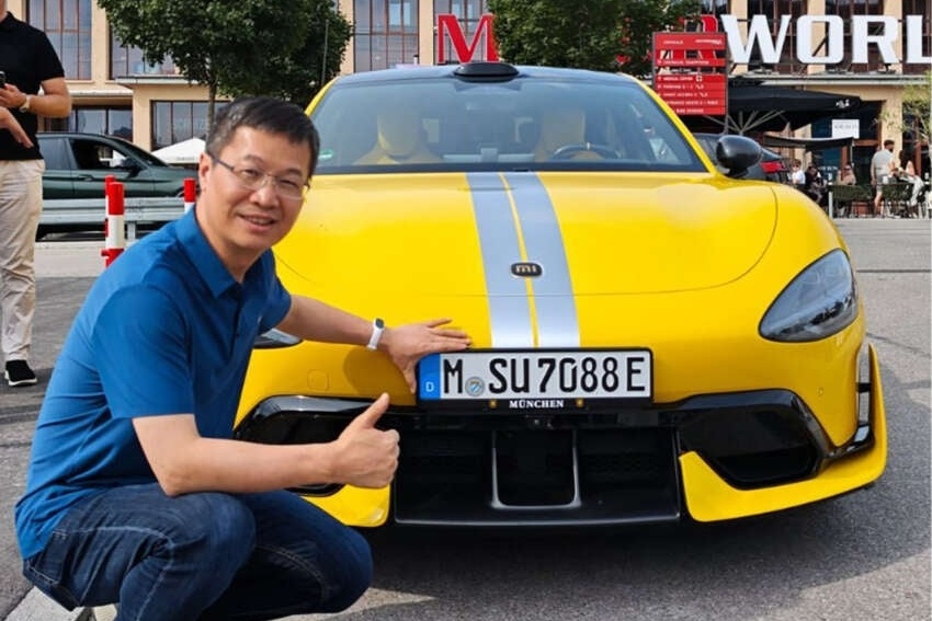 Dau hieu Xiaomi SU7 Ultra sap ban o chau Au hinh anh