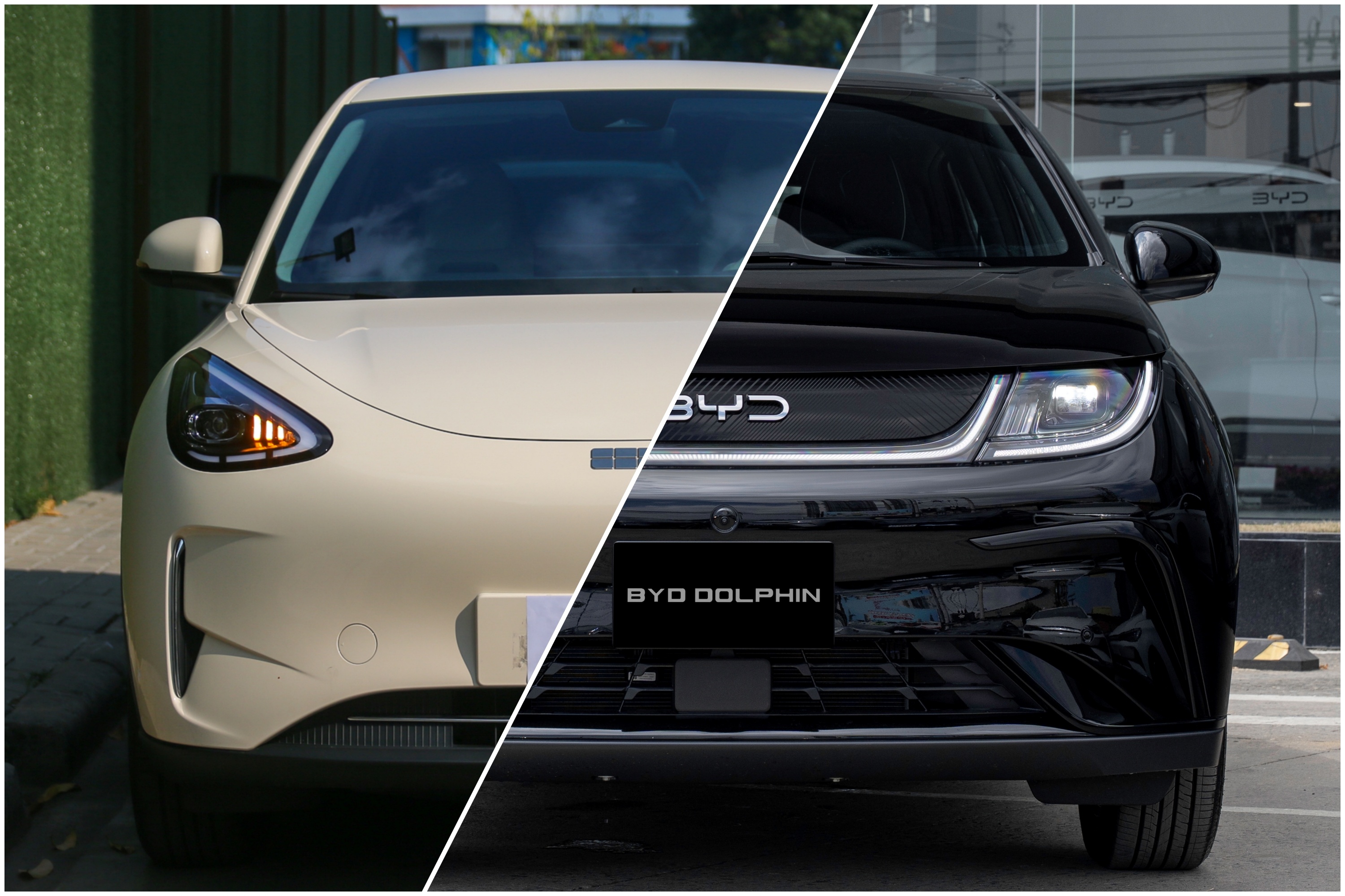 Oto dien Trung Quoc gia 500 trieu - chon BYD Dolphin hay Geely EX2? hinh anh