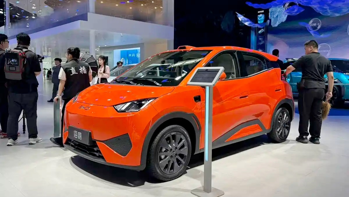 Xe dien gia re BYD Seagull chay xa hon Dolphin, bo sung LiDAR hinh anh