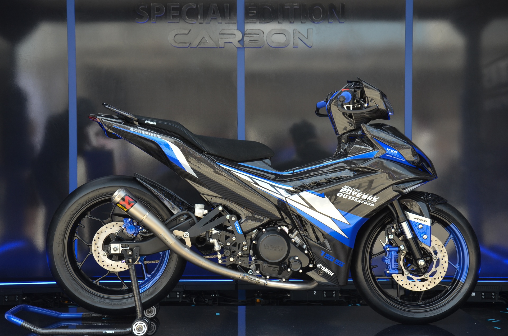 Ngắm Yamaha Exciter 155 full carbon từ đầu đến chân, chưa định giá