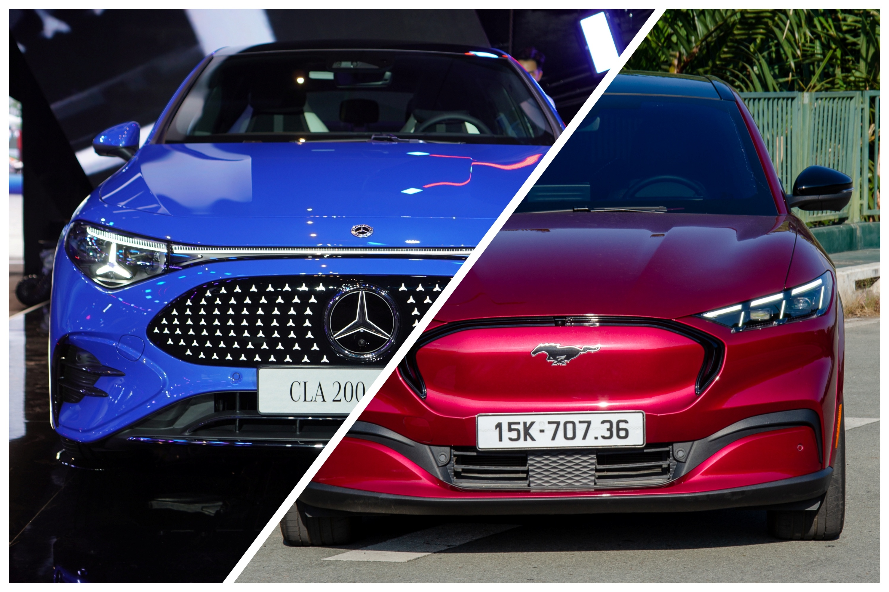 Mua xe điện giá 1,6 tỷ đồng, chọn Mustang Mach-E hay CLA 200 Electric?