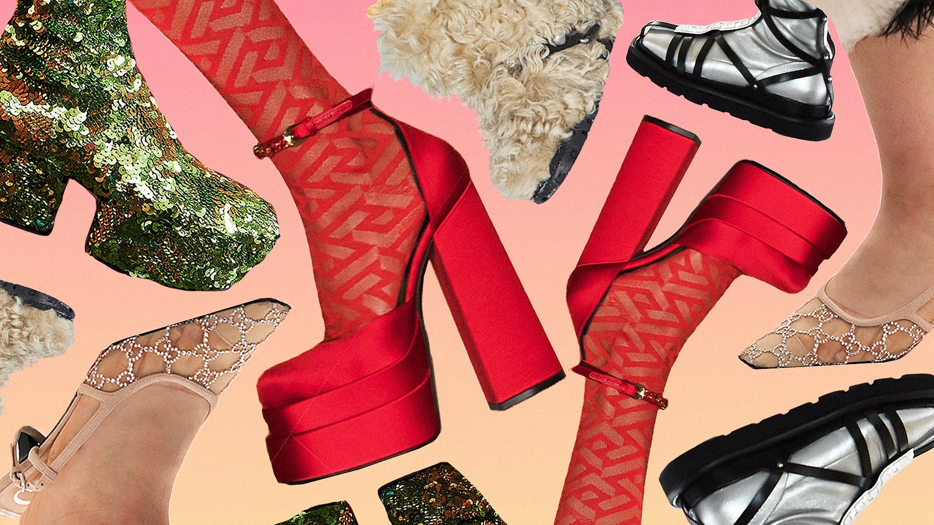 Xu huong giay nu sau dai dich hinh anh