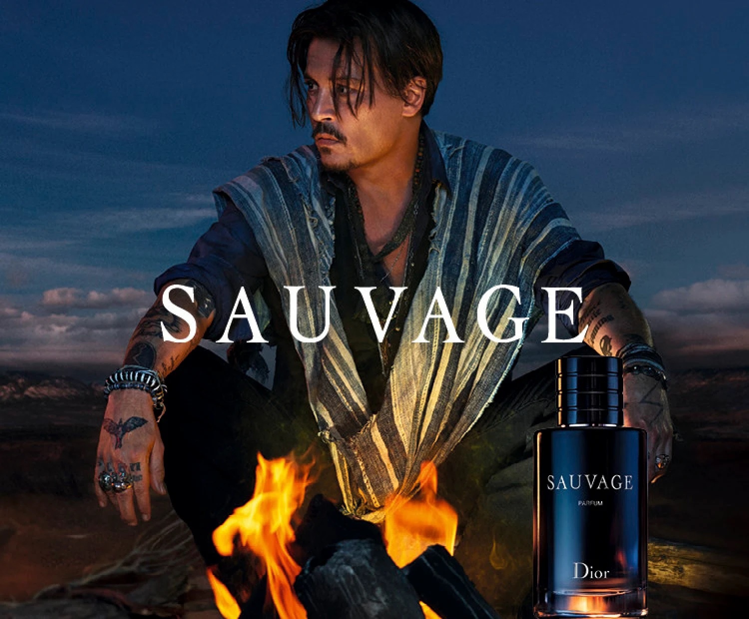 Johnny Depp quang cao Dior anh 6