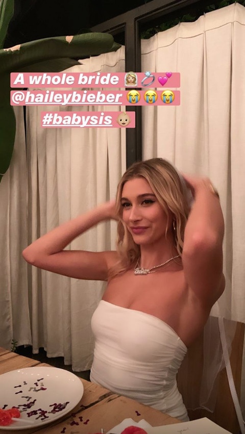 hailey baldwin chuẩn bị váy cưới thế nào ảnh 2 hailey baldwin chuan bi vay cuoi the nao anh 2