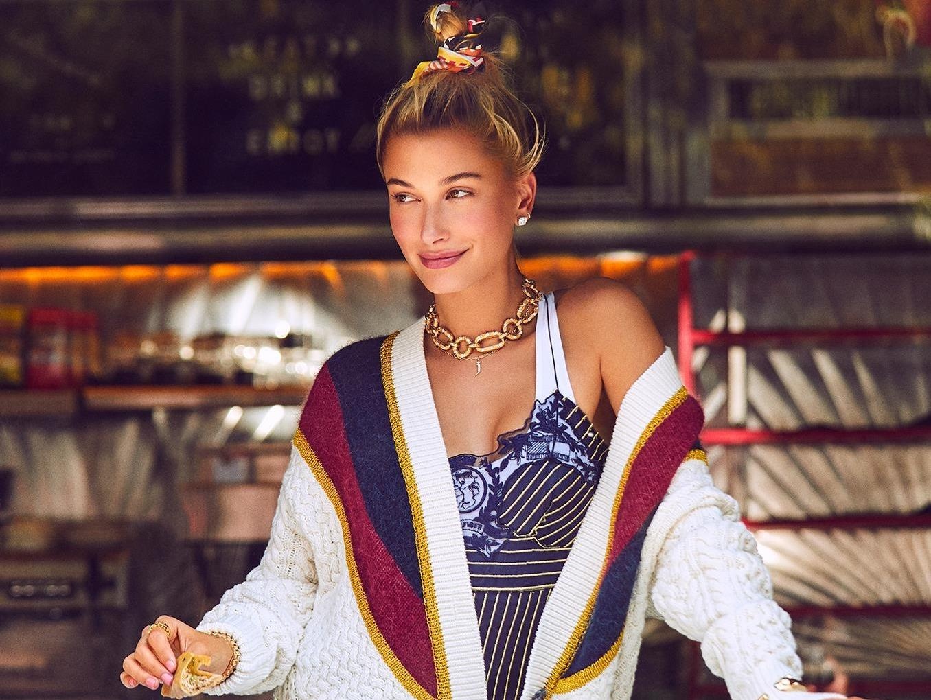 Khac Justin Bieber, Hailey Baldwin luon an mac dep, da dang phong cach hinh anh