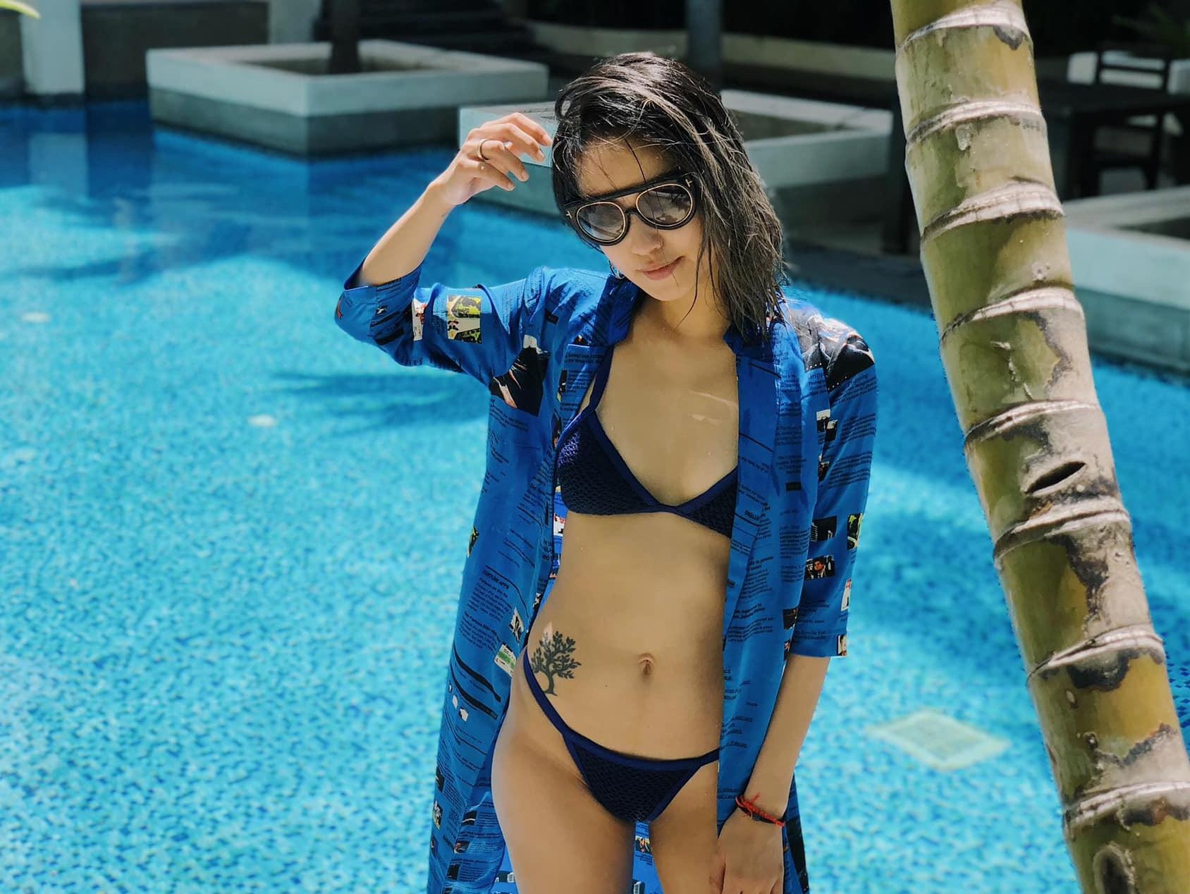 Mi Van co style tre trung, duoc khen khi dien bikini khoe dang sexy hinh anh